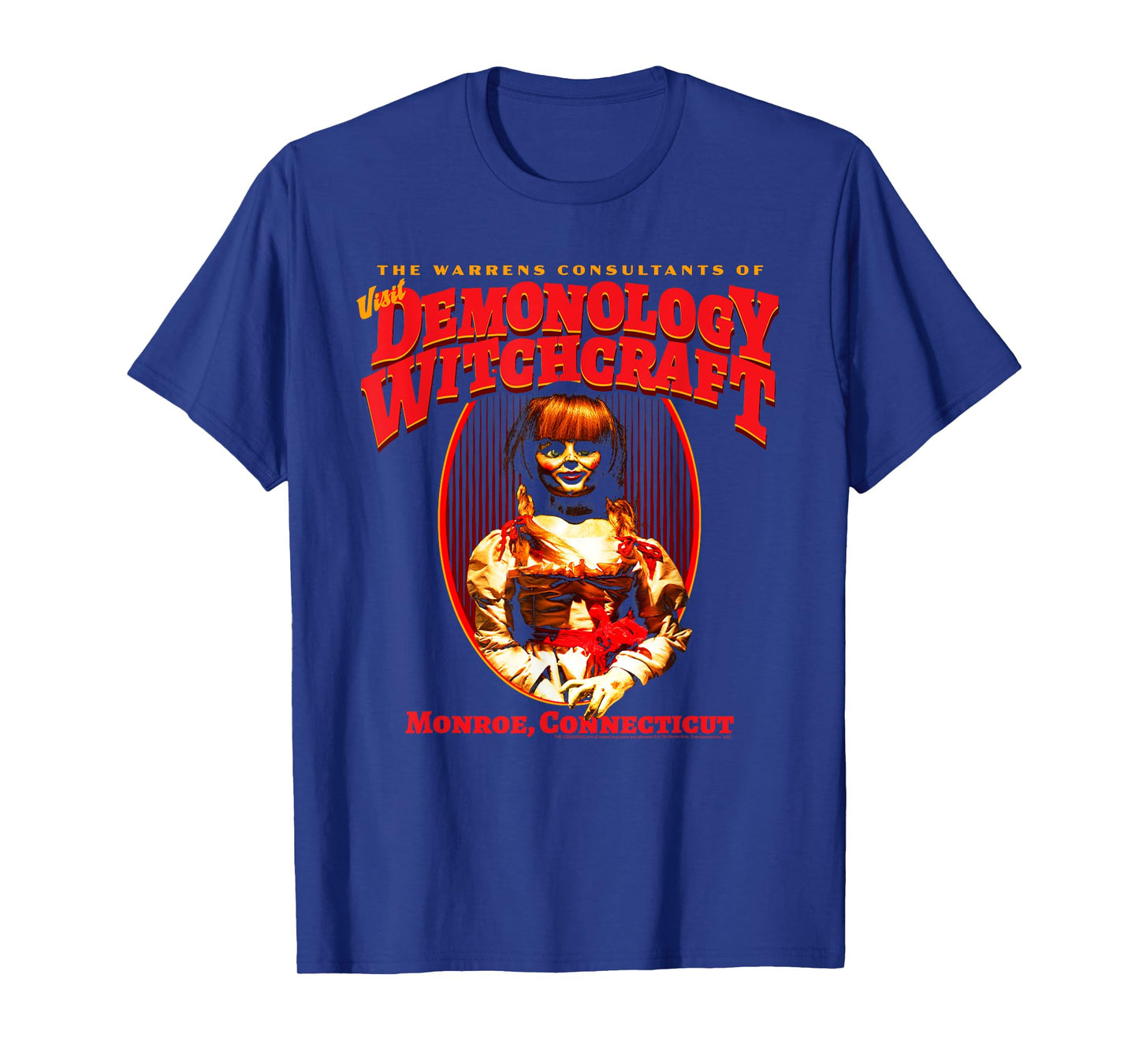 The Conjuring Demonology and Witchcraft Horror Movie T-Shirt