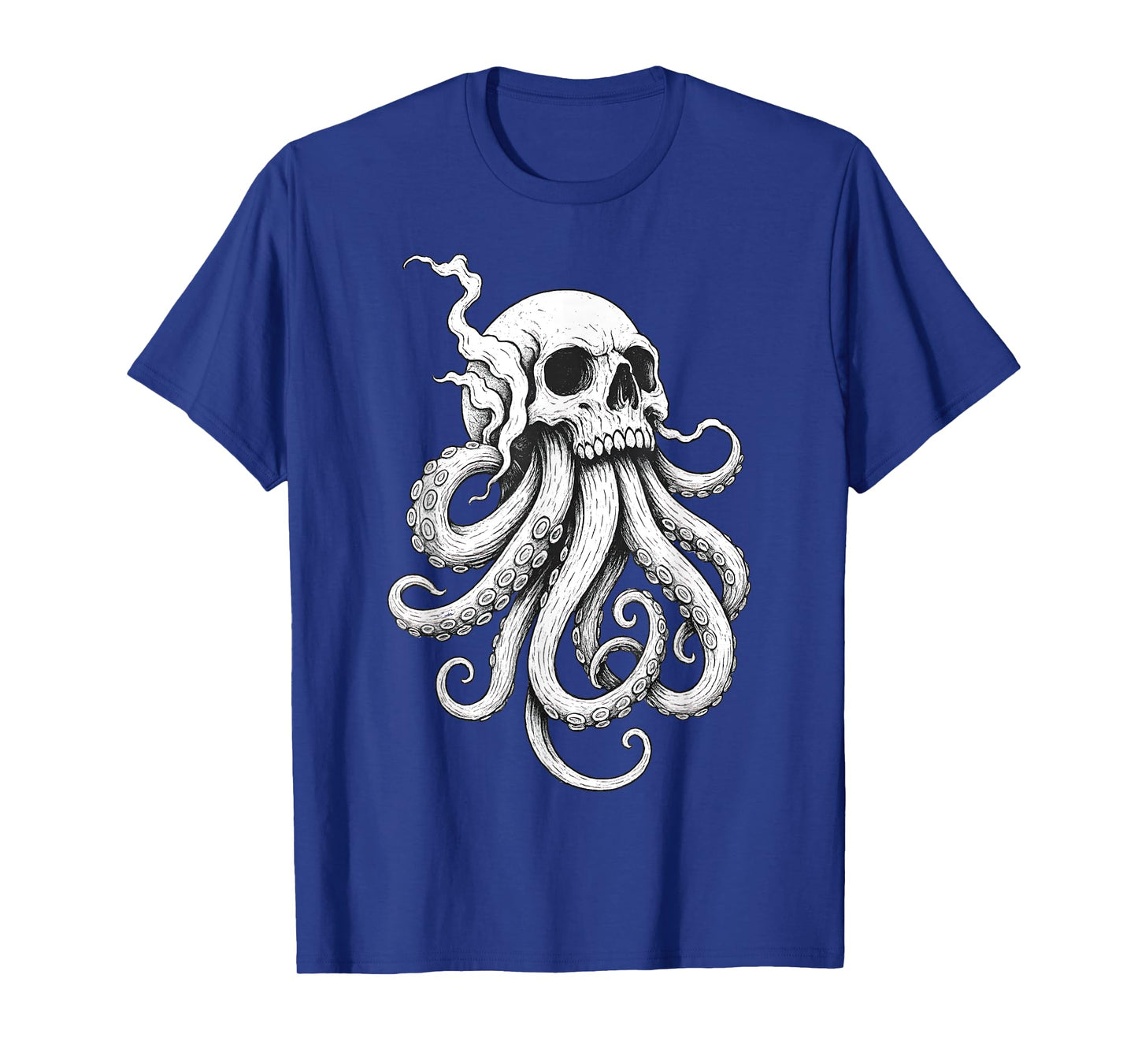 Cthulhu Kraken Skull Octopus Graphic Nautical Sea Monster T-Shirt
