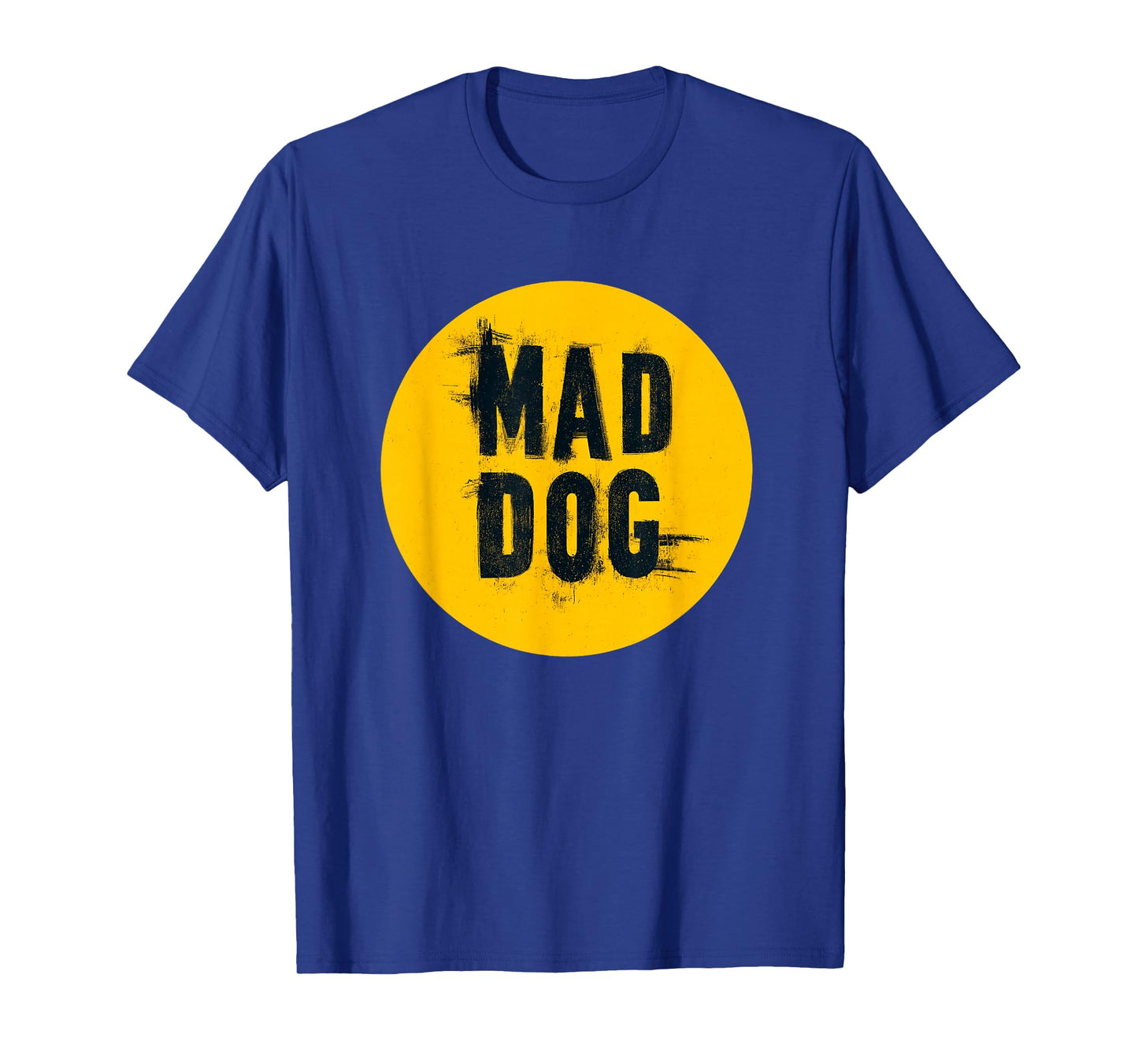 Yellow Mad Dog Stamp T-Shirt