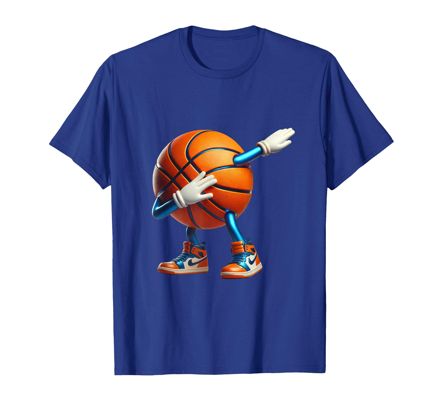 Dabbing Basketball Ball Funny Boys Men Women Sports Player T-Shirt