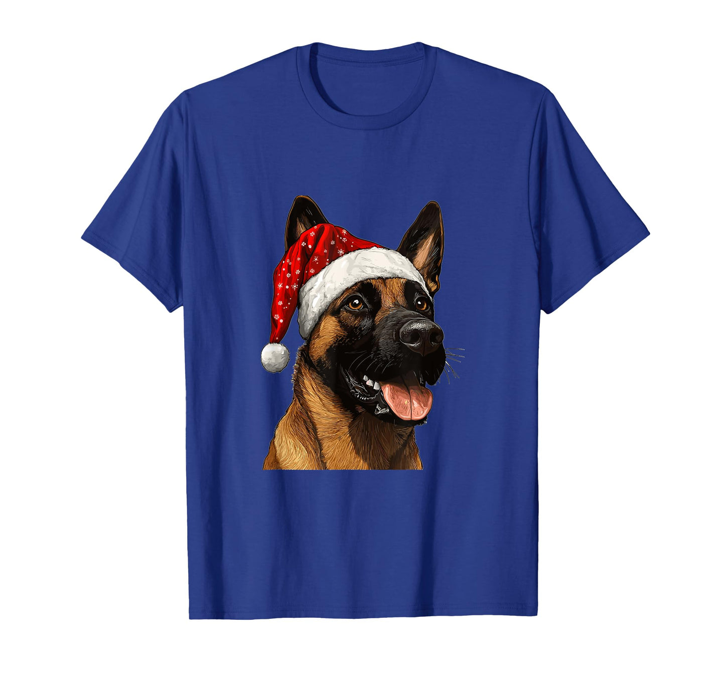 Cute Belgian Malinois Dog Christmas Merry X-mas Graphic T-Shirt