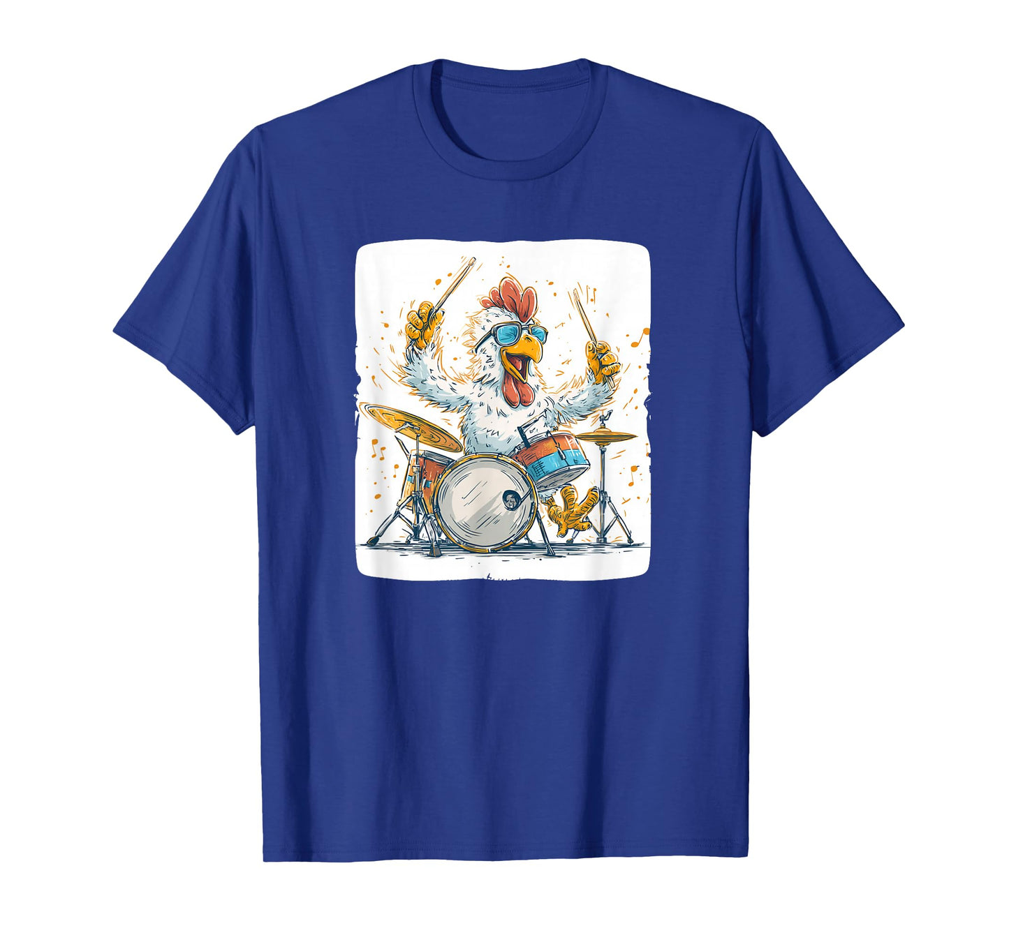 Crazy Drums Chicken Look T-Shirt