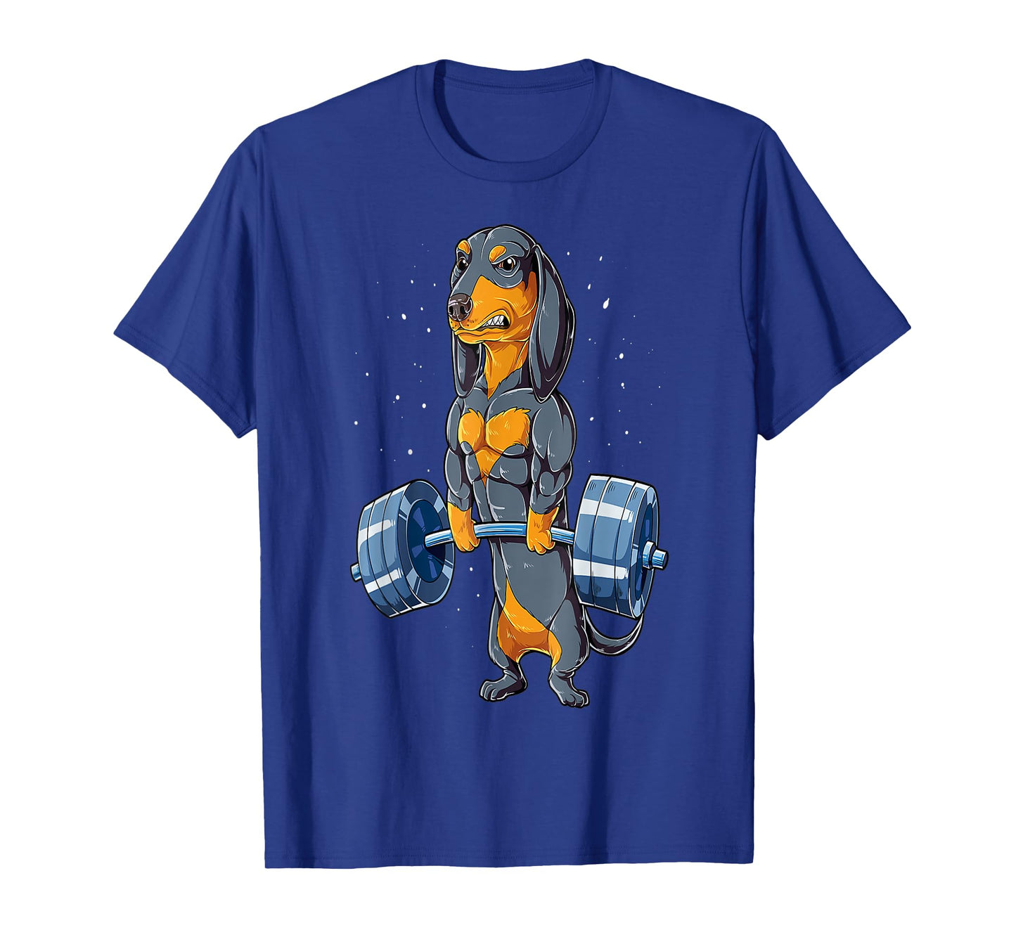 Dachshund Weightlifting Funny Bodybuilder Weight Lifter T-Shirt