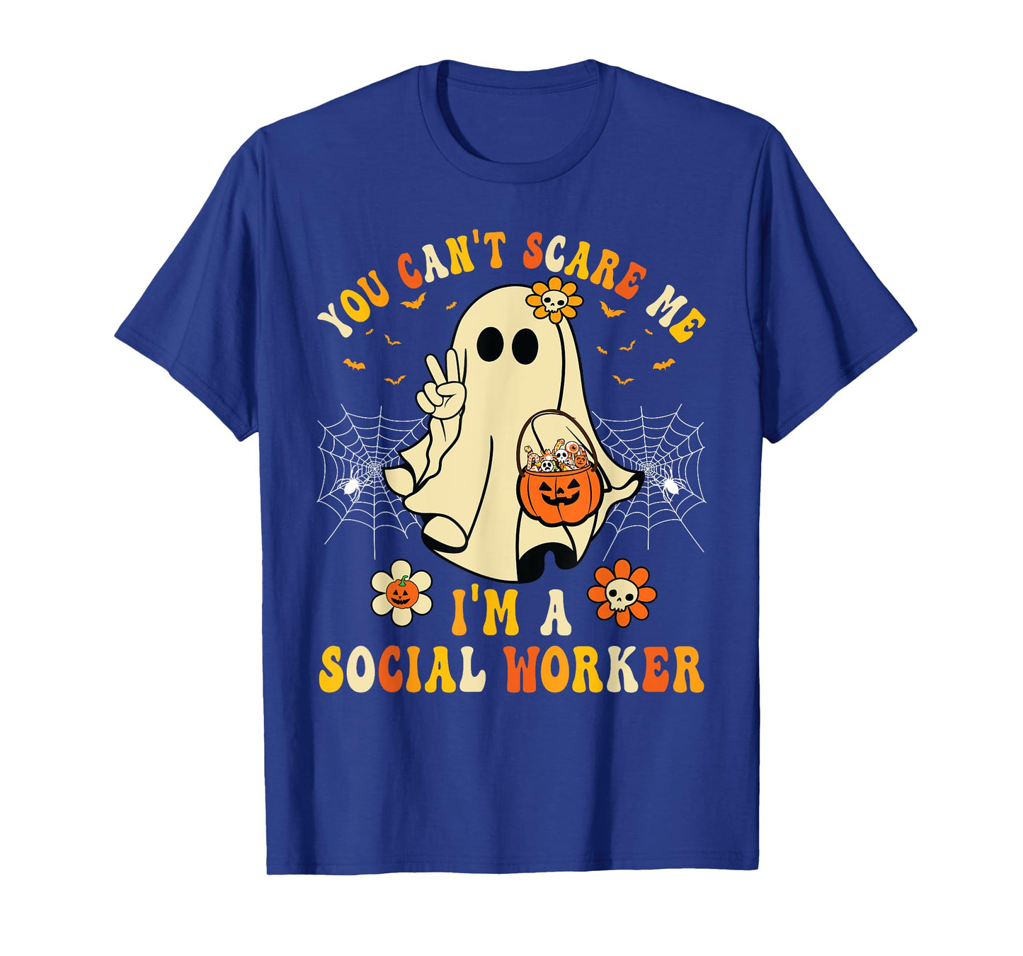You Can't Scare Me I'm a School Social Worker Halloween T-Shirt