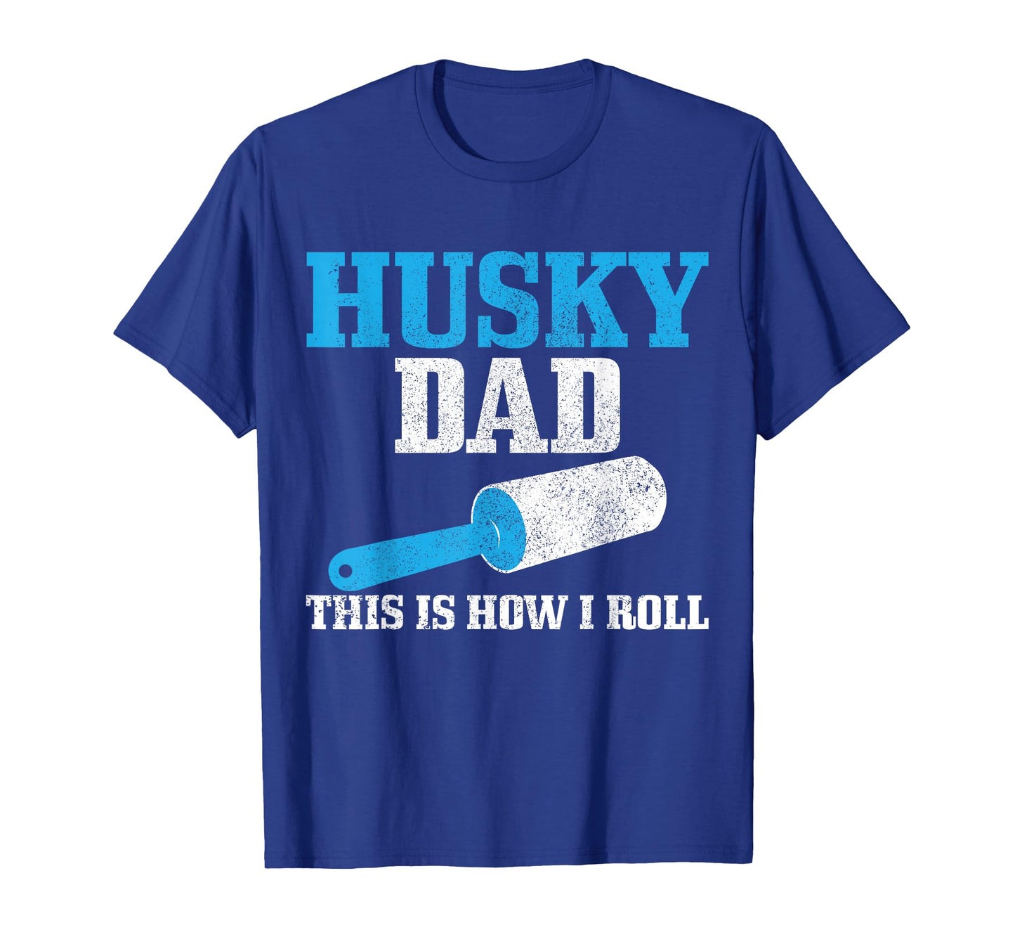Husky Dad Dog Hair Funny Siberian Husky T-Shirt