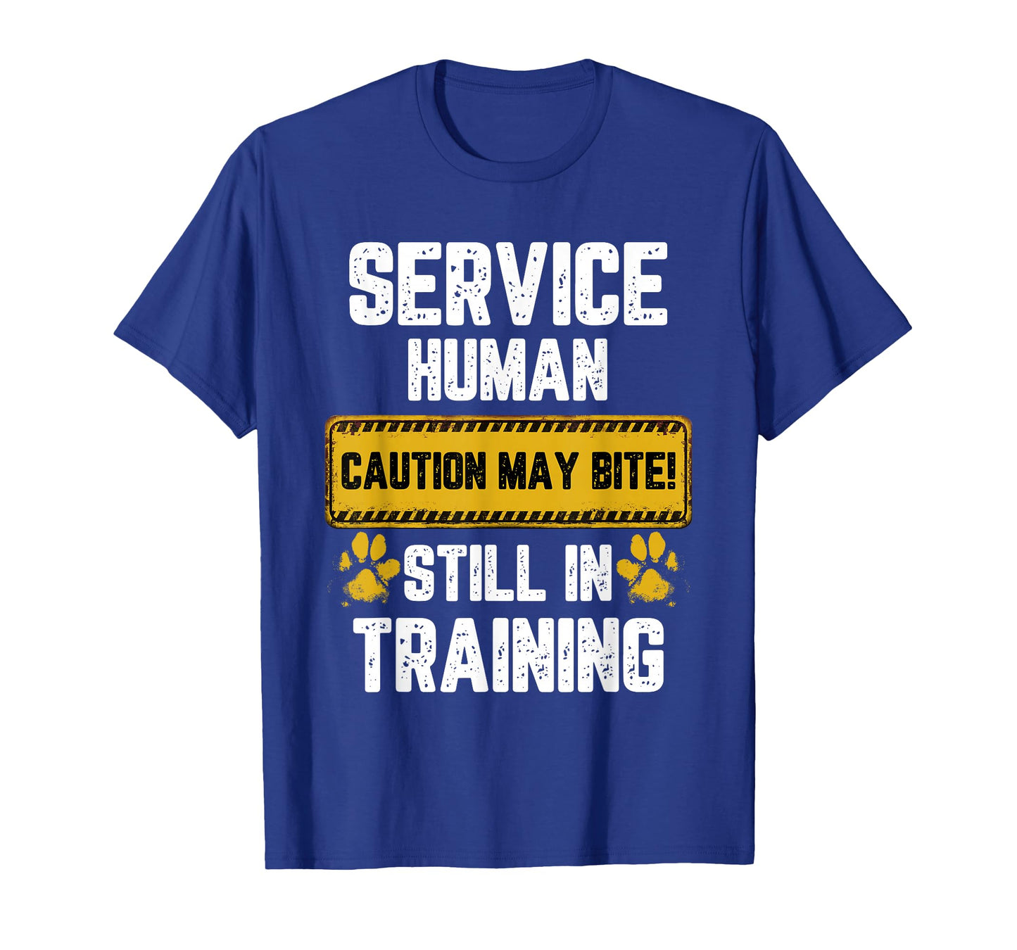 Warning Sign Service-Human Caution May Bite Dog Training T-Shirt