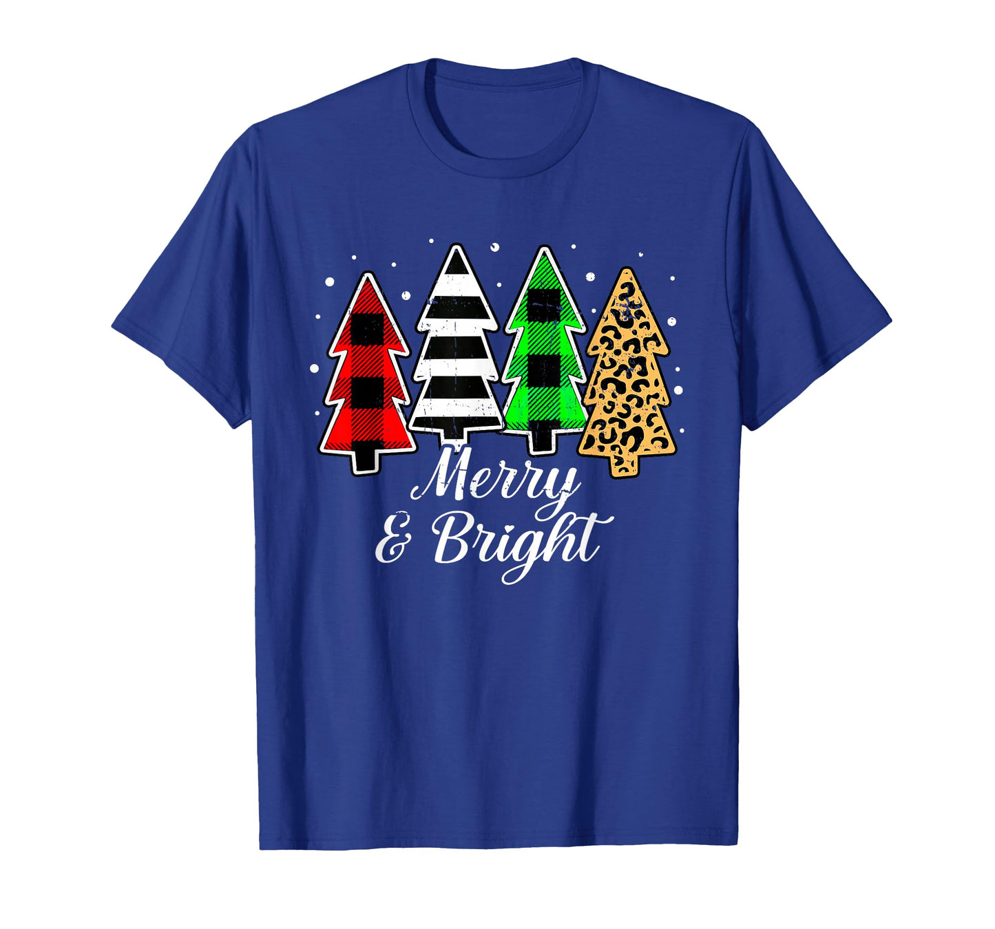Merry and bright christmas family pajamas matching men women T-Shirt