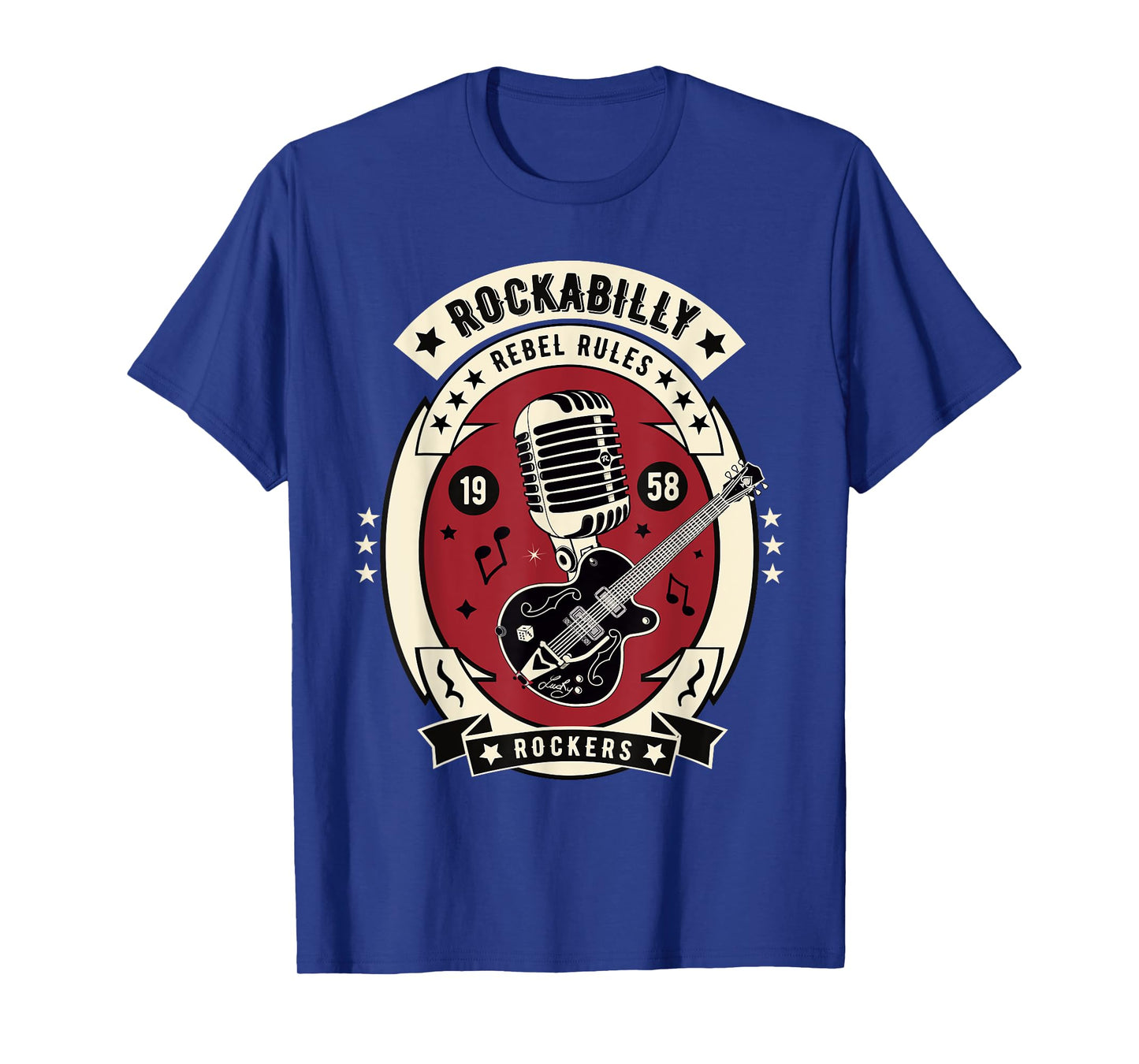 Rockabilly Clothing For Men Women Retro 50s Rocker Tshirt