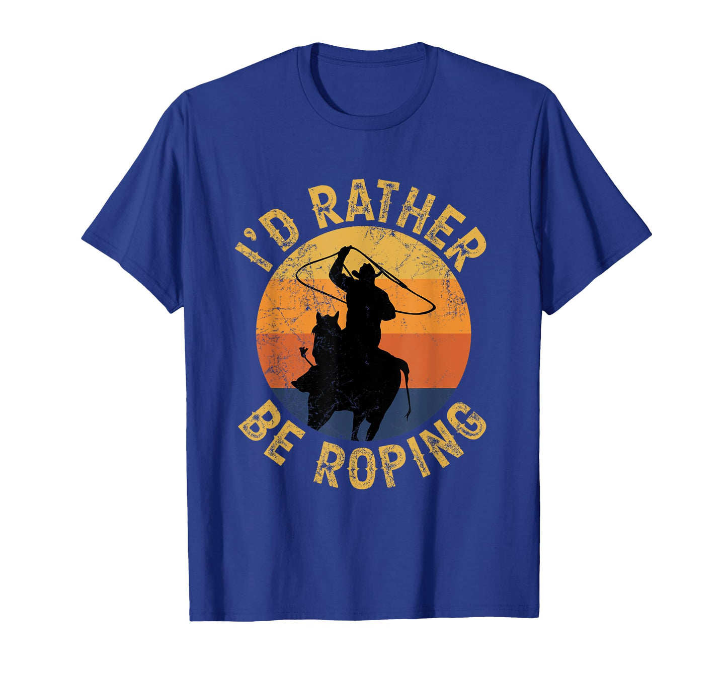 Funny Roping Horse Rodeo Team Roping Cowboy Cowgirl T-Shirt