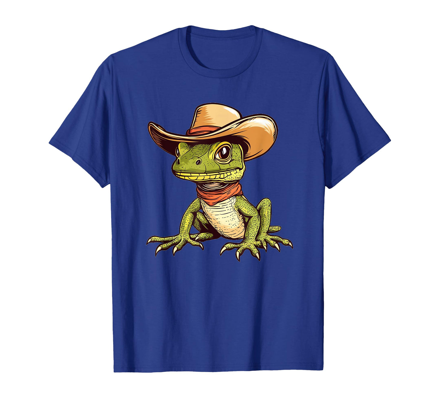 Cowboy Lizard Reptile Ready for the Wild West T-Shirt