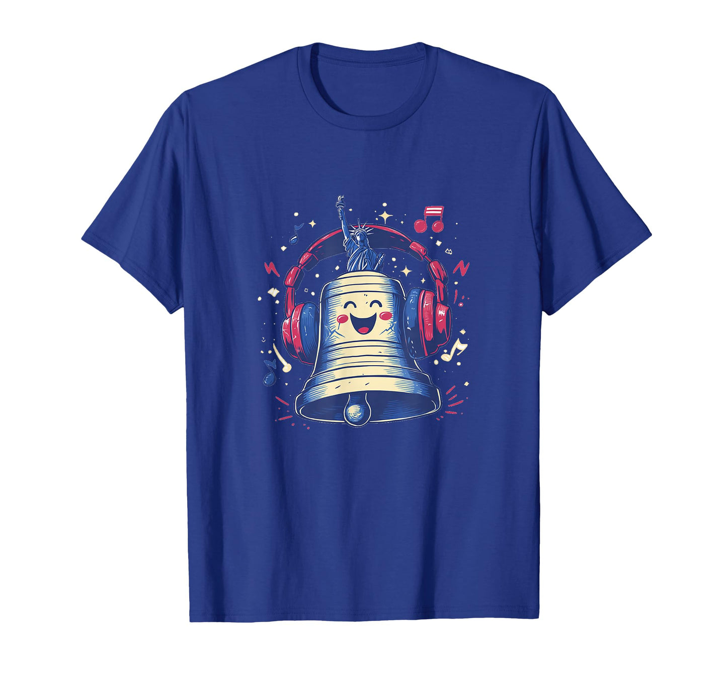 Pretty Liberty Bell Look with Music T-Shirt