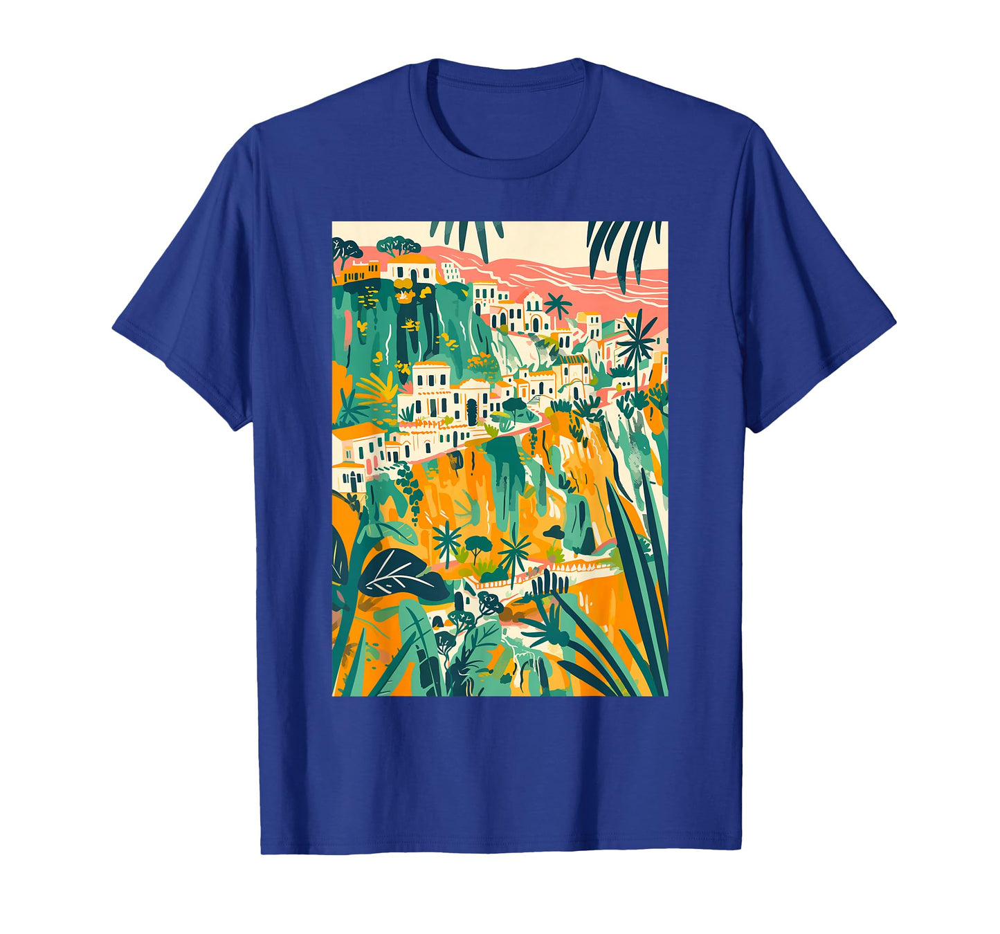 Italy Theme Matera Illustration T-Shirt