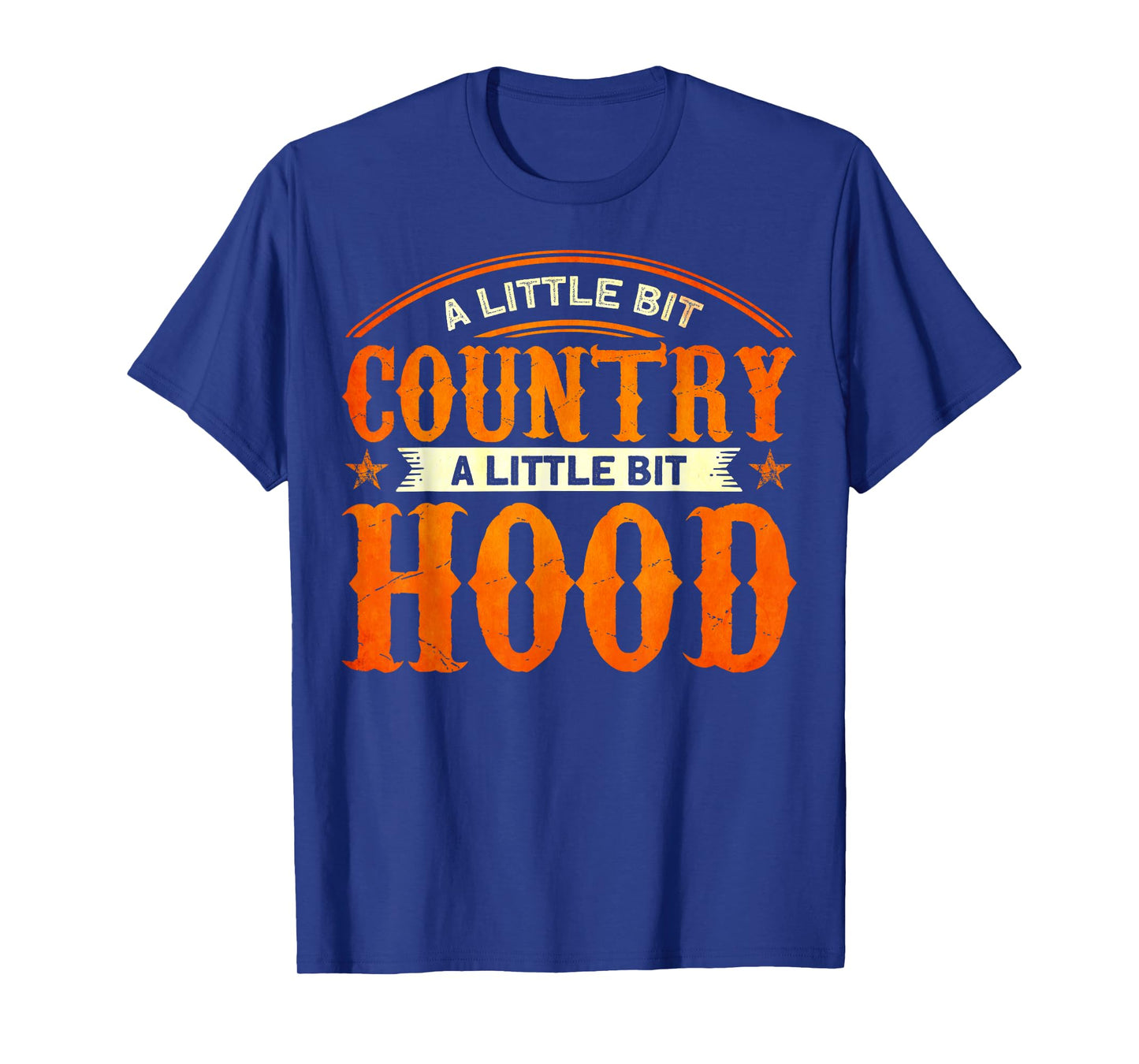 Country Music Lovers A Little Bit Country A Little Bit Hood T-Shirt
