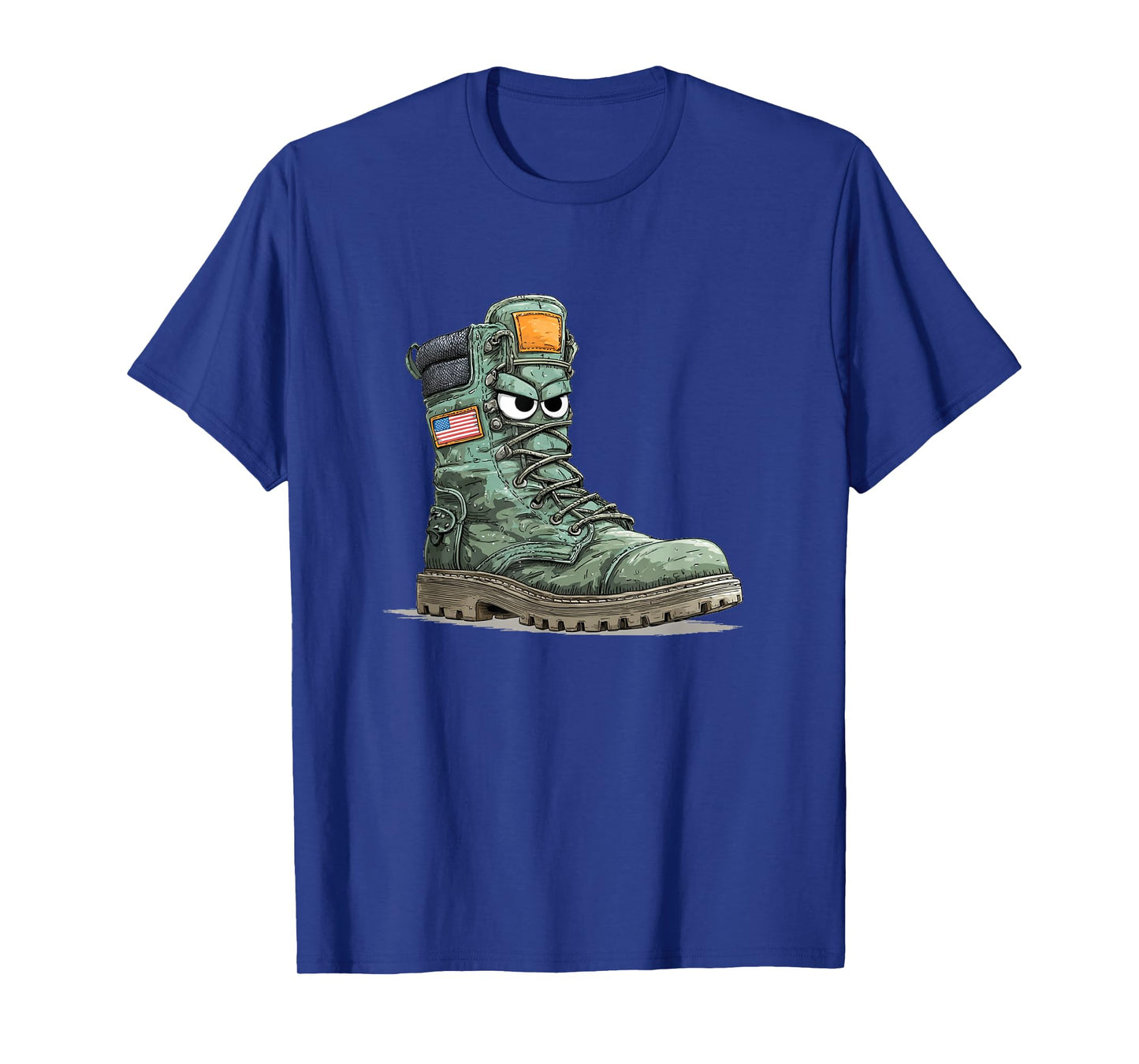 Funny Shoe Face in US Colors for Boys and Girls T-Shirt