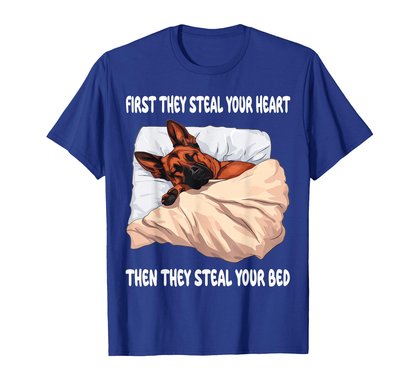 Belgian Malinois Sleeping Pajamas Nightgown T-Shirt