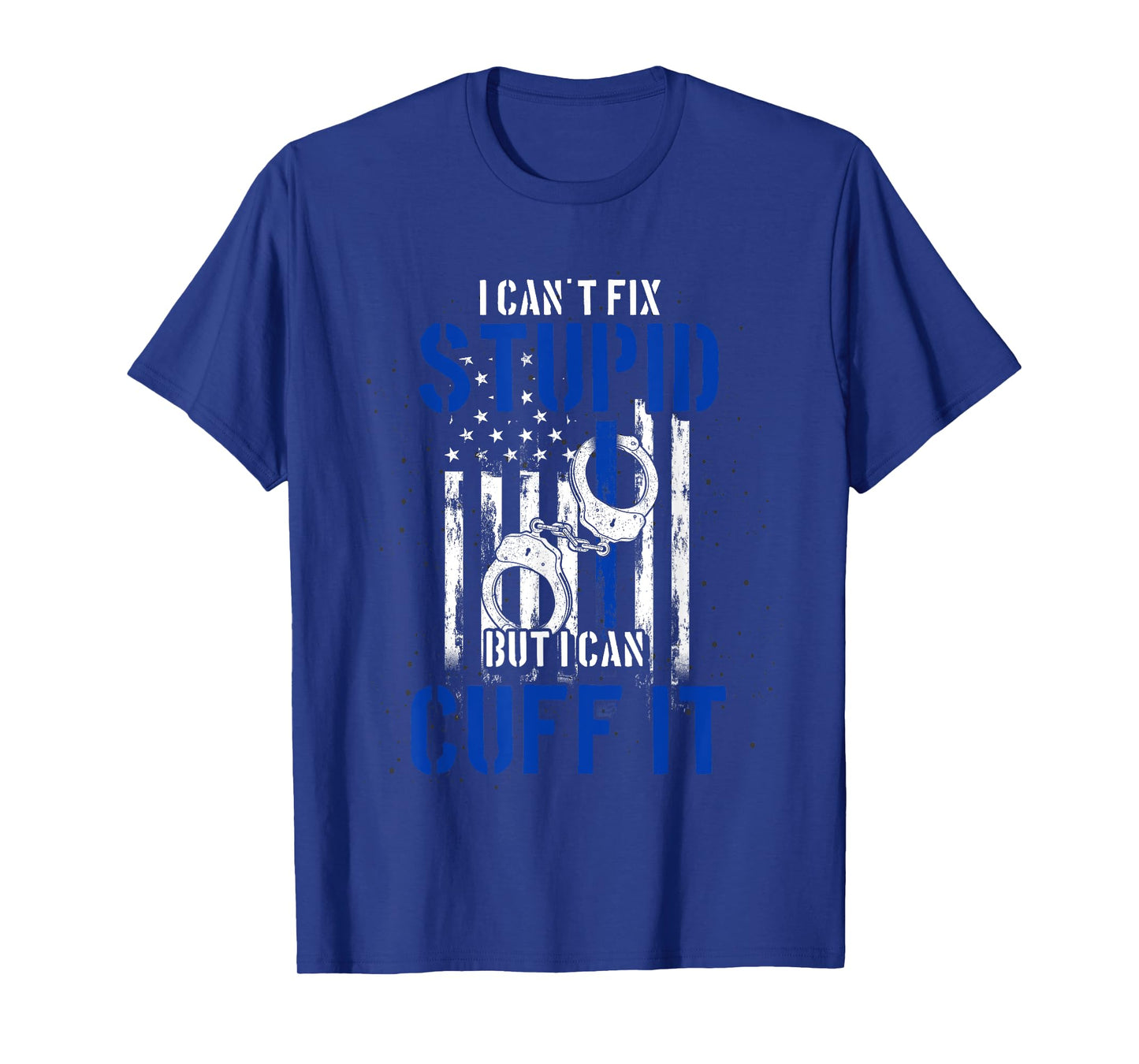 Funny Policeman Gift Cuff Law Enforcement Police T-Shirt