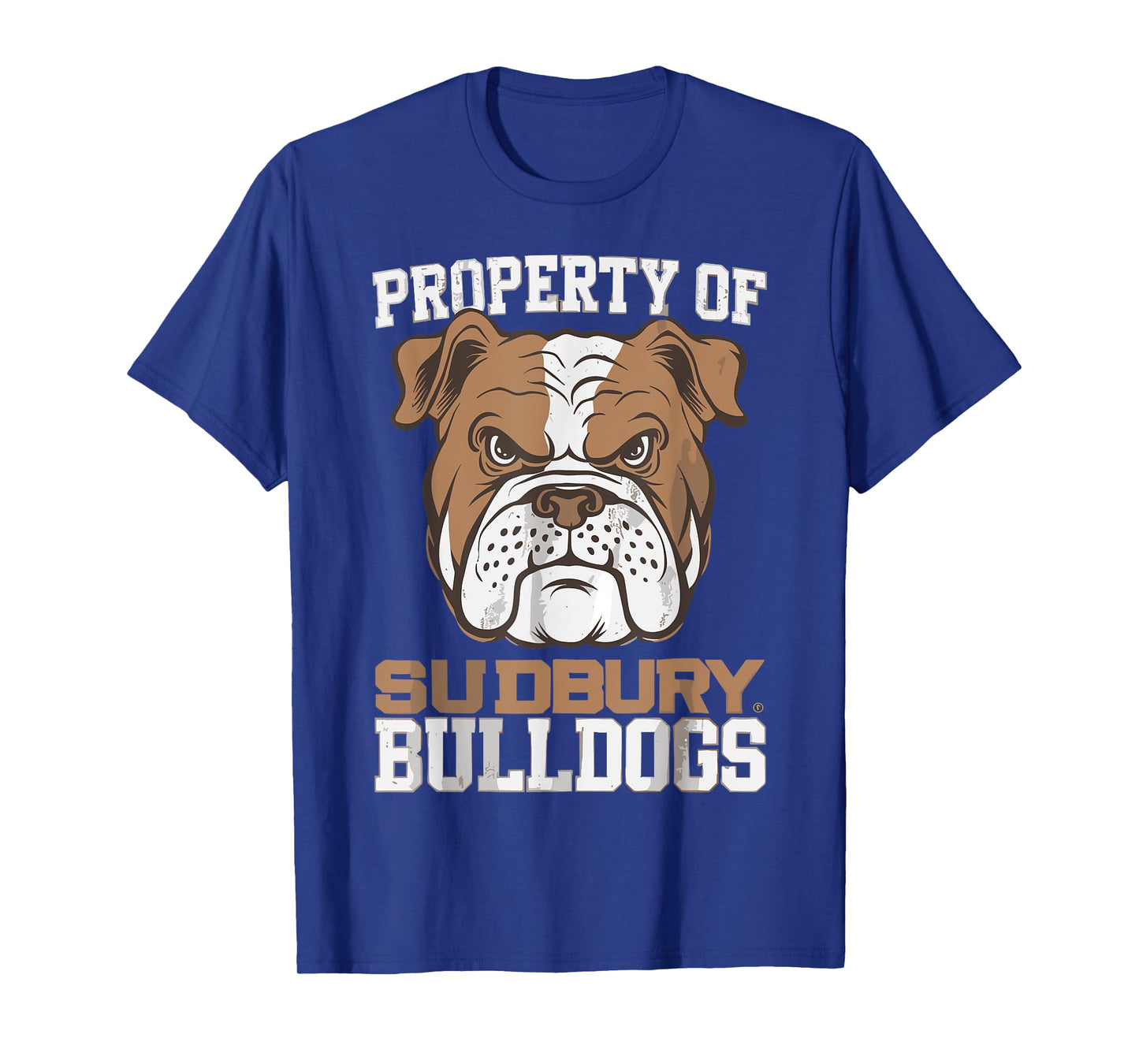 property of sudbury bulldogs pet dog Vintage funny T-Shirt