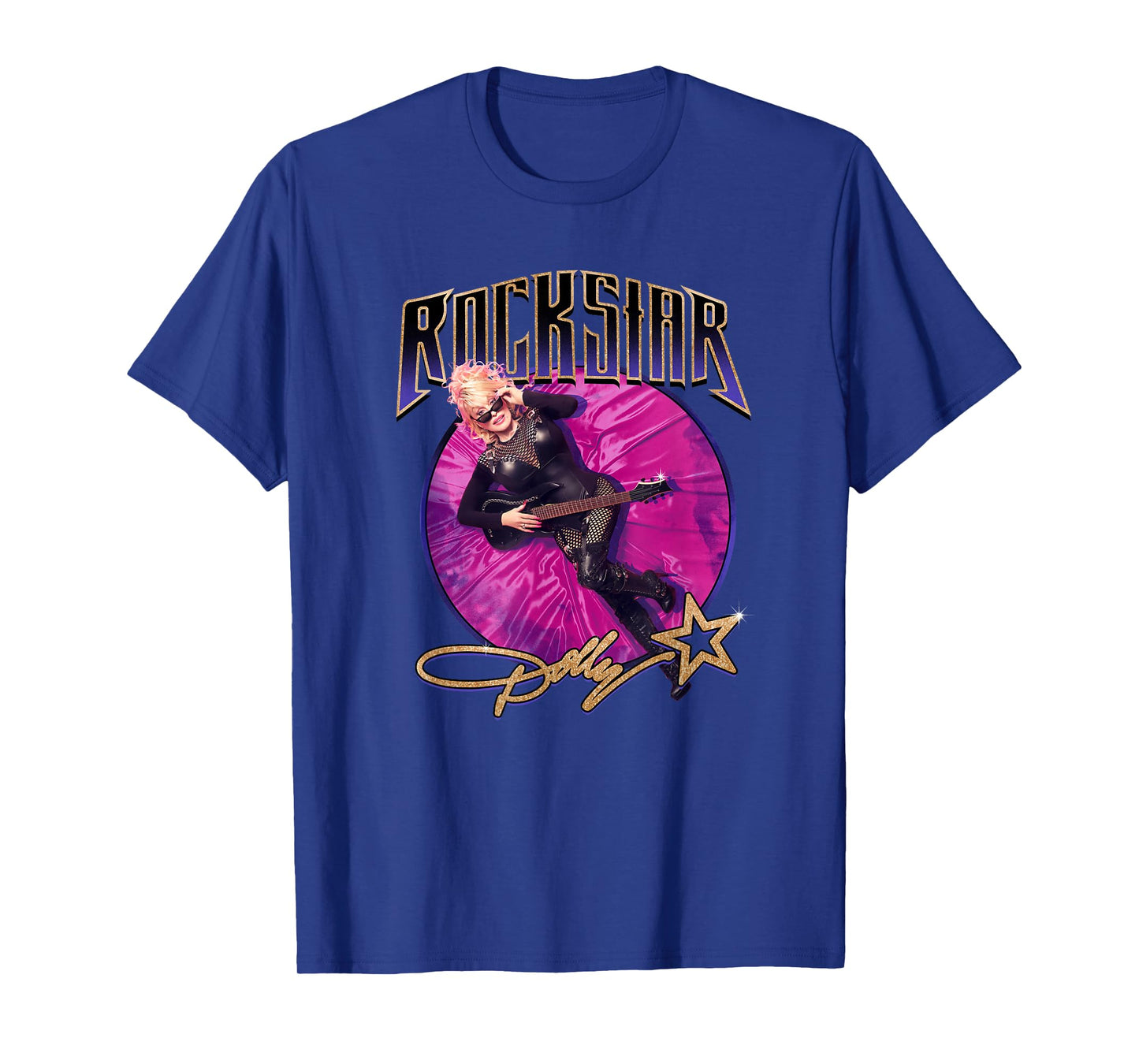 Dolly Parton Pink Velvet Rockstar T-Shirt