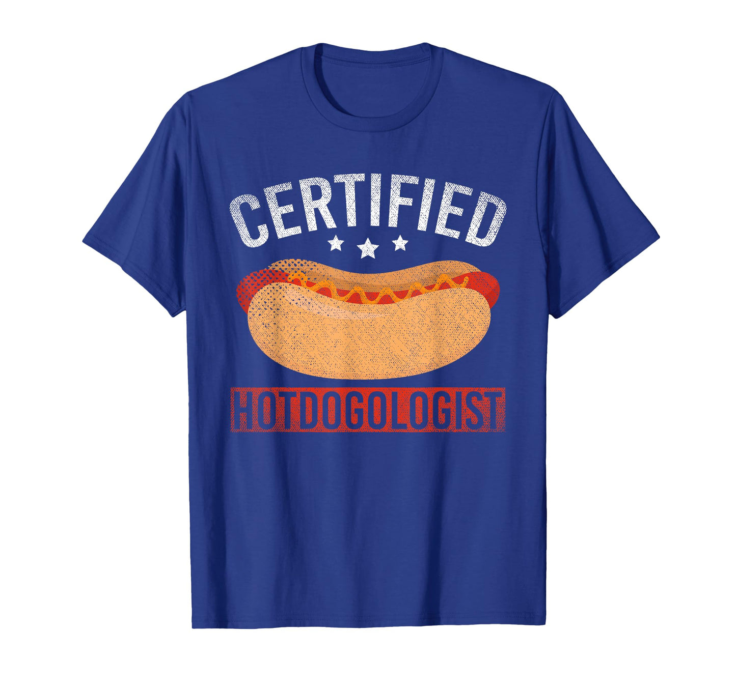 Funny Foodie Certified Hotdogologist Hotdog Lover Hot Dog T-Shirt