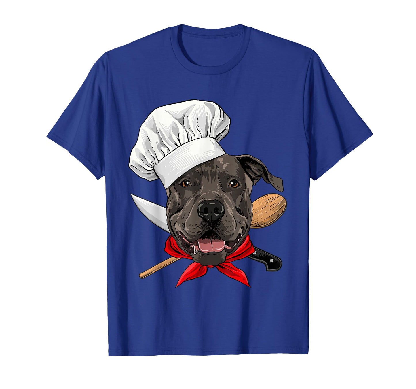 Pit Bull Chef Dog, Cooking Baking Lover T-Shirt