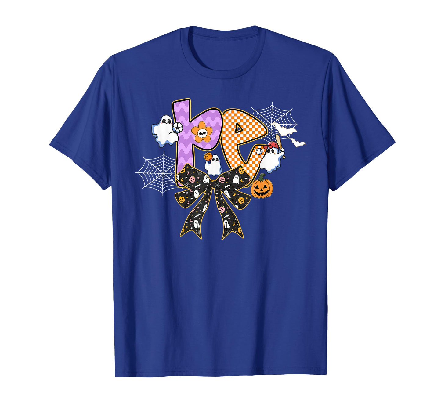 PE Teacher Coach Coquette Ghost Halloween Physical Education T-Shirt