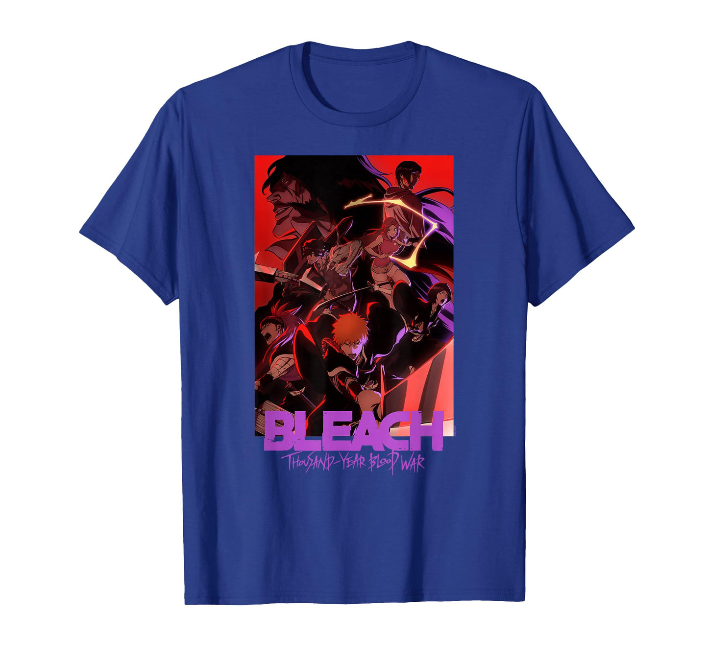 Bleach: Thousand Year Blood War Colorful Show Poster Anime T-Shirt