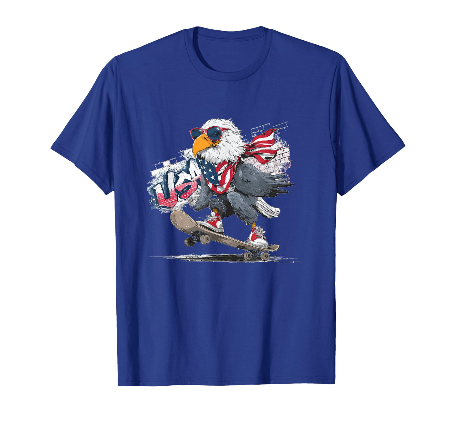 USA Skateboard Costume for Eagle and Skater T-Shirt