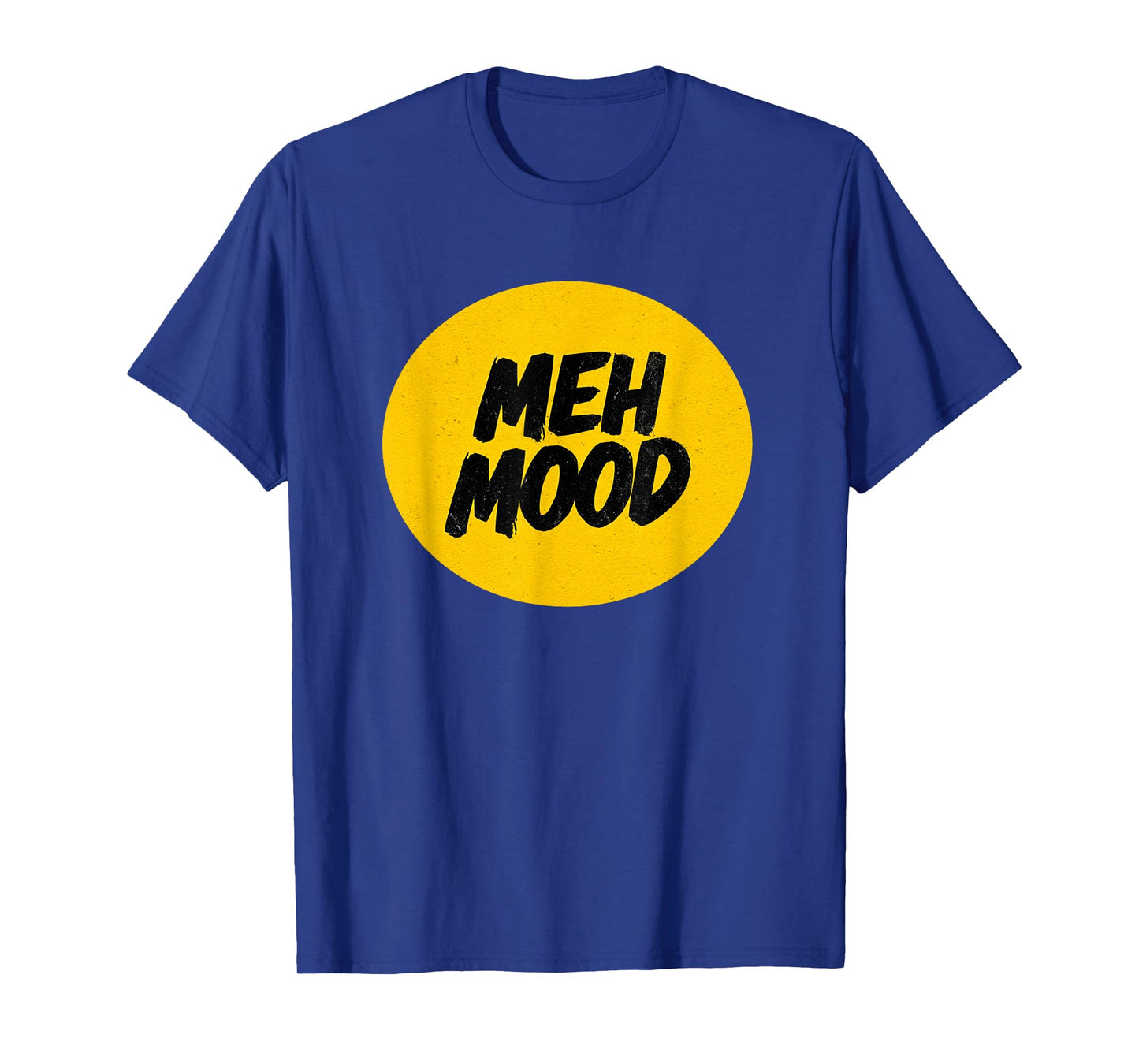 Bright Yellow Meh Mood Speech T-Shirt