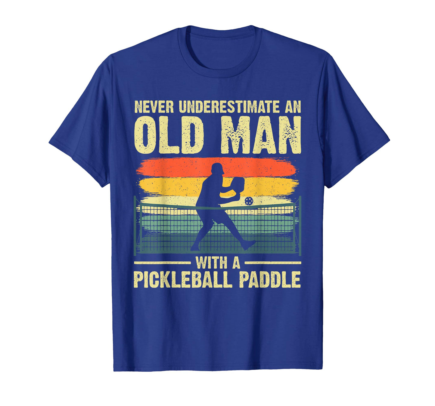 Cool Pickleball Design for Men Grandpa Pickleball Player T-Shirt Small