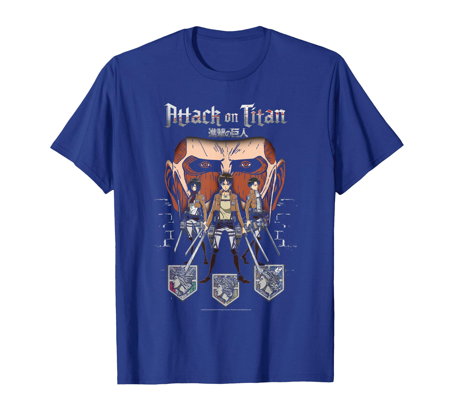 Attack on Titan Titan in Shadows Anime T-Shirt