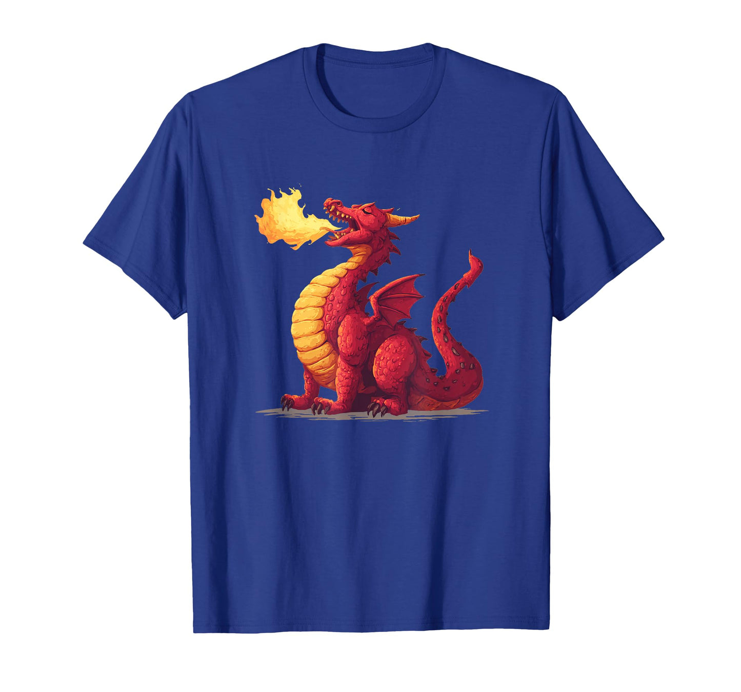 Red Dragon with Flames for Dragons and Magical Lovers T-Shirt