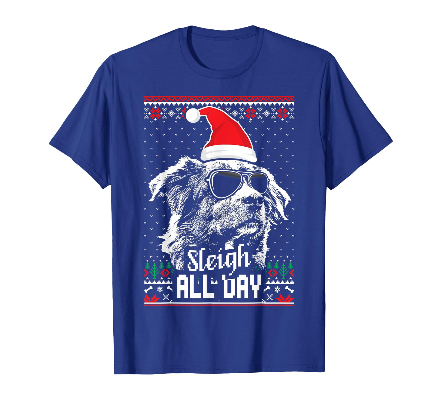 Sleigh all Day Funny Aussie Christmas T-Shirt