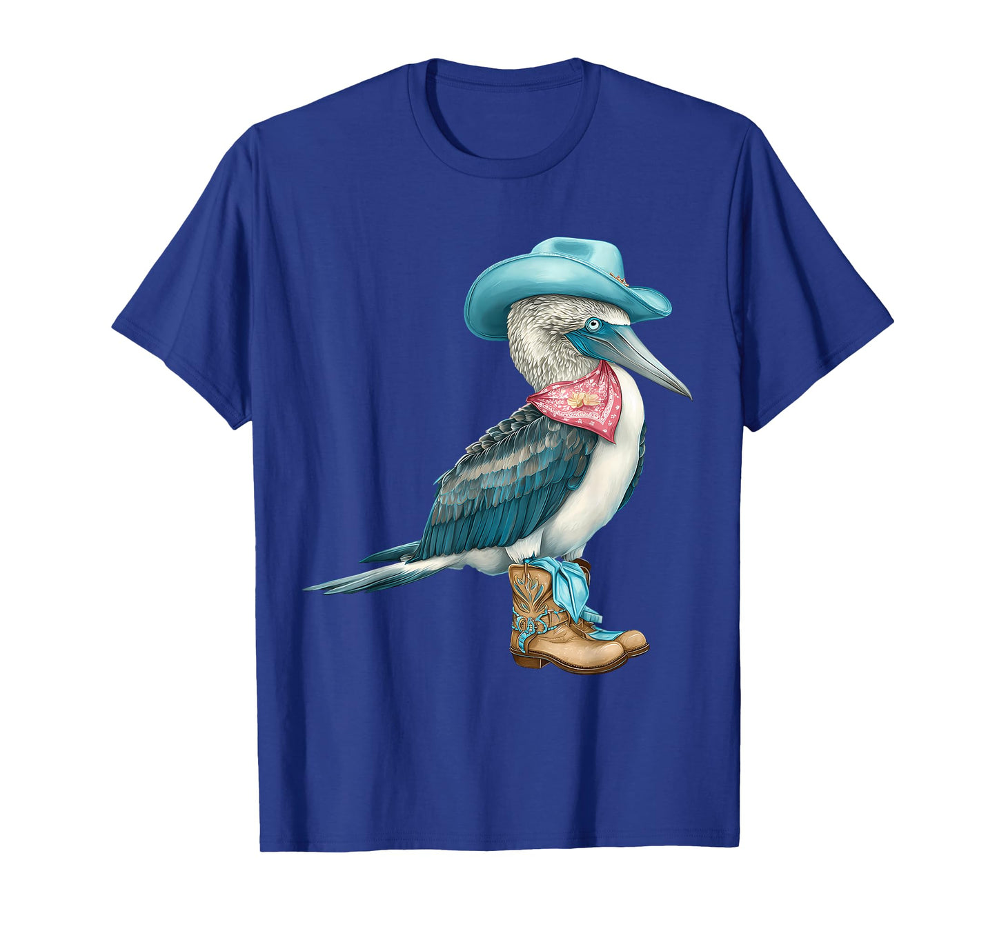 Country Cowboy Blue Footed Booby Rodeo Cowgirl Western T-Shirt