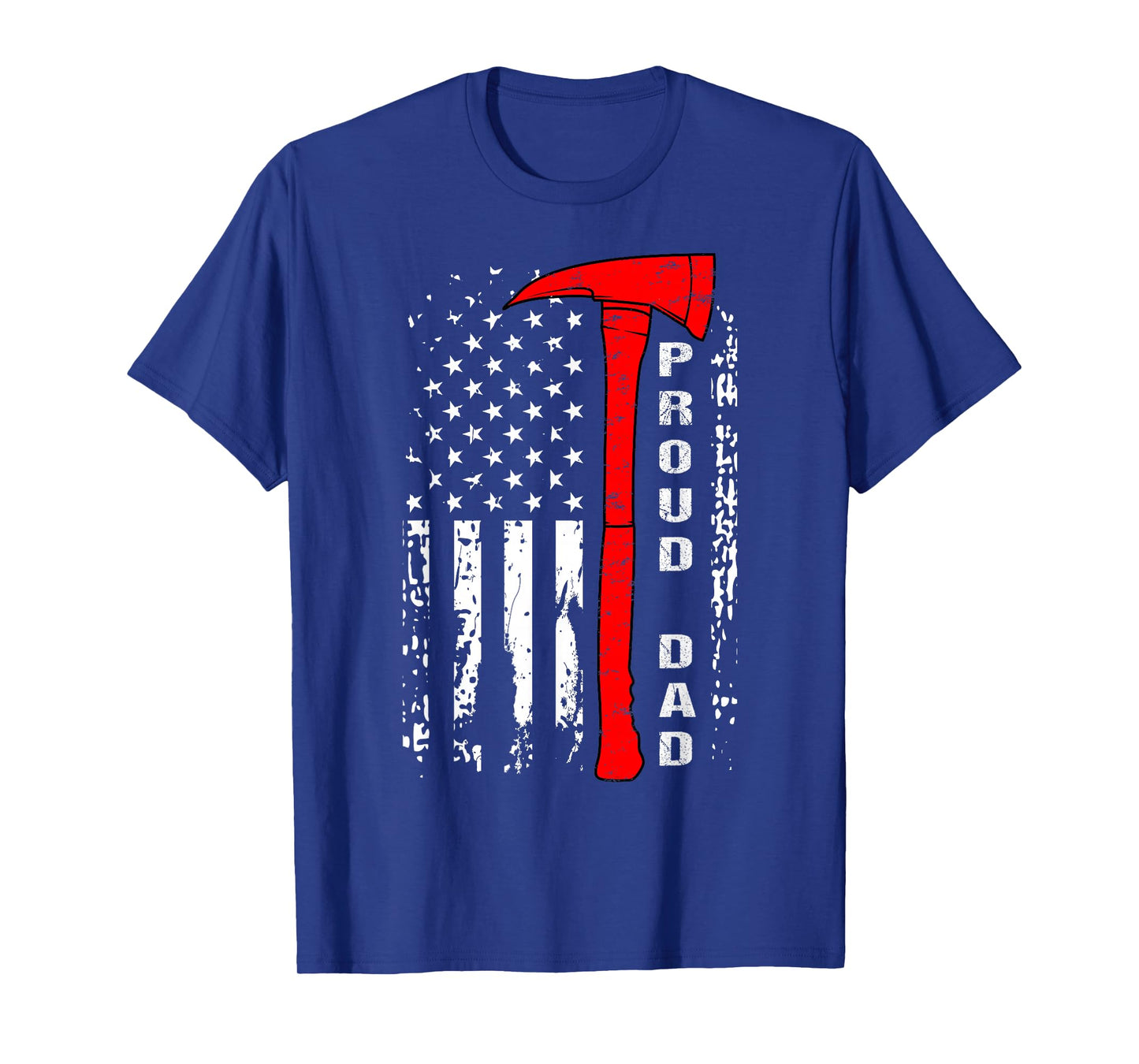 Firefighter Dad Shirt Proud Dad of Brave Firefighter T-Shirt