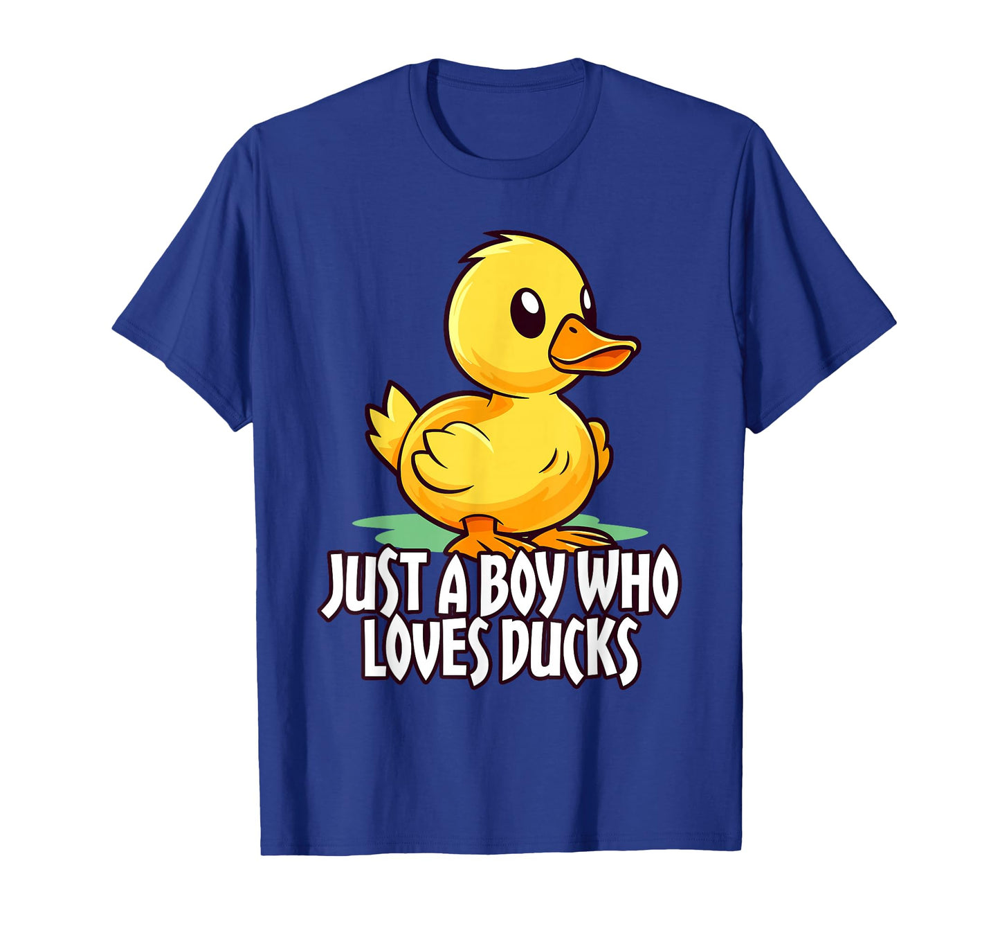 cute cartoon for duck lover just a boy who loves ducks gifts T-Shirt