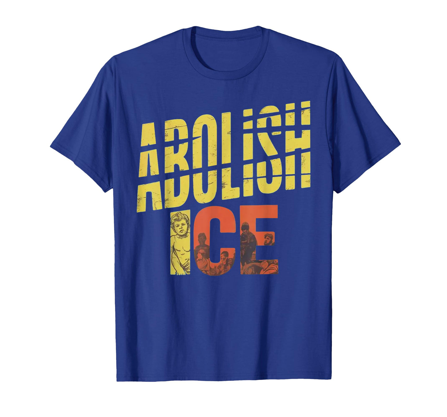 Abolish ICE Immigrants in Racists out T-Shirt