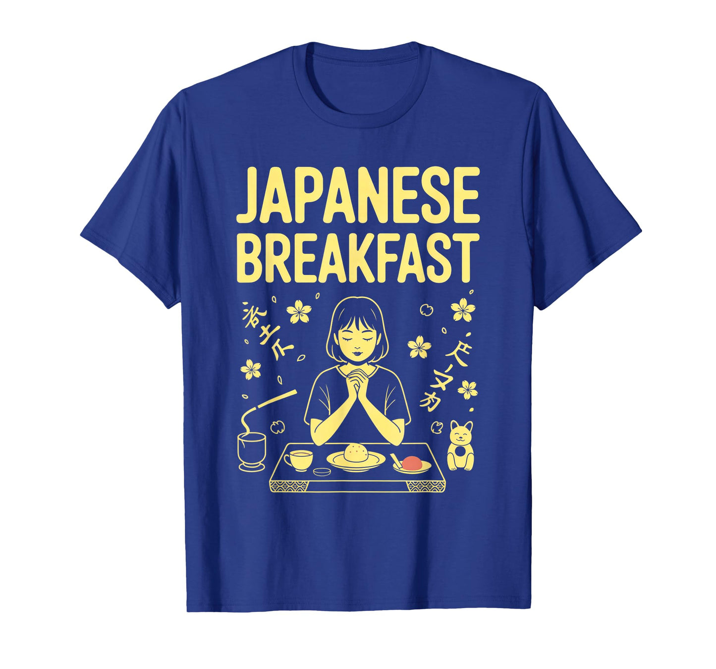 Japanese Breakfast Zen Morning Miso Rice Tea Graphic Art T-Shirt