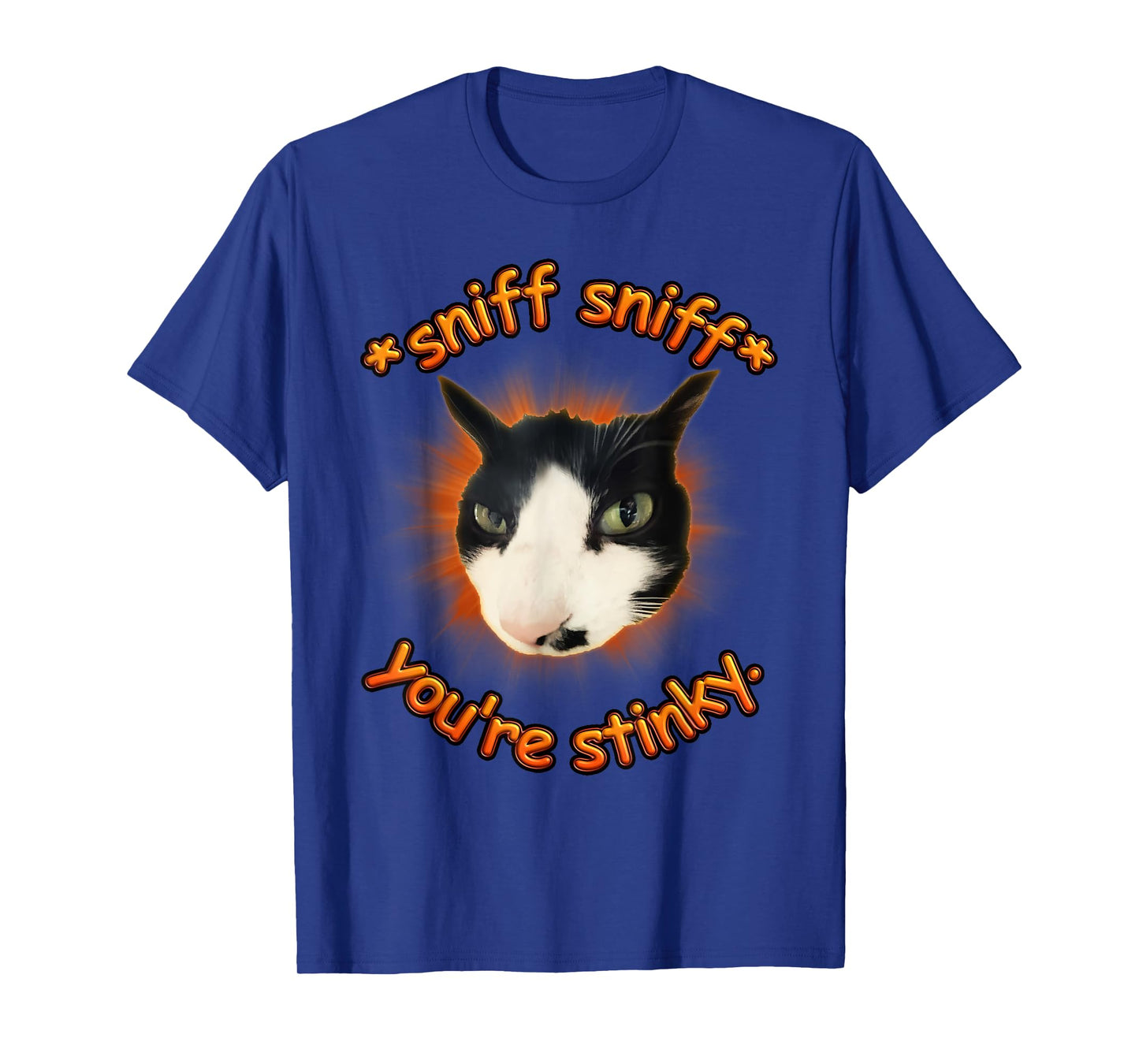 Retro Stinky Cat Funny Sarcastic Cat Quote Men Women T-Shirt