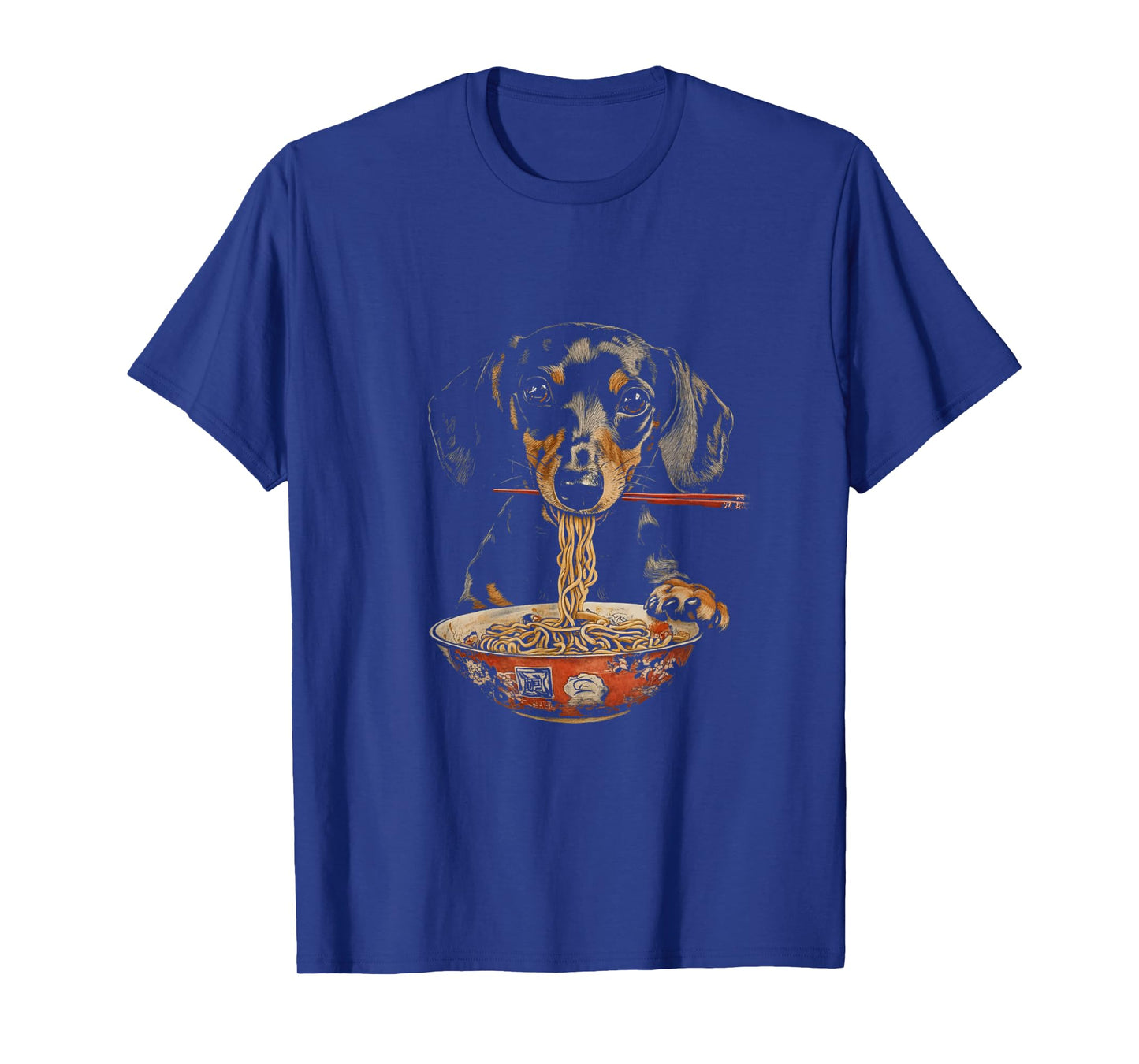 Dachshund Eating Ramen Noodle T-Shirt