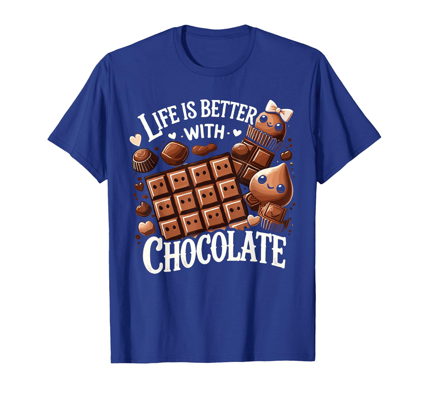 Life Is Better With Chocolate Chocolate Milk T-Shirt