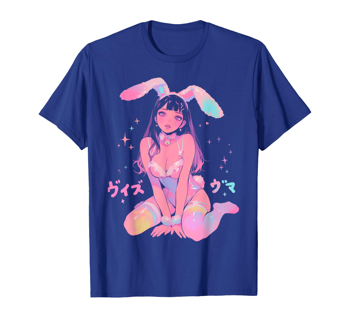 Techwear Harajuku Bunny Girl Anime Manga Waifu Cute Cool T-Shirt