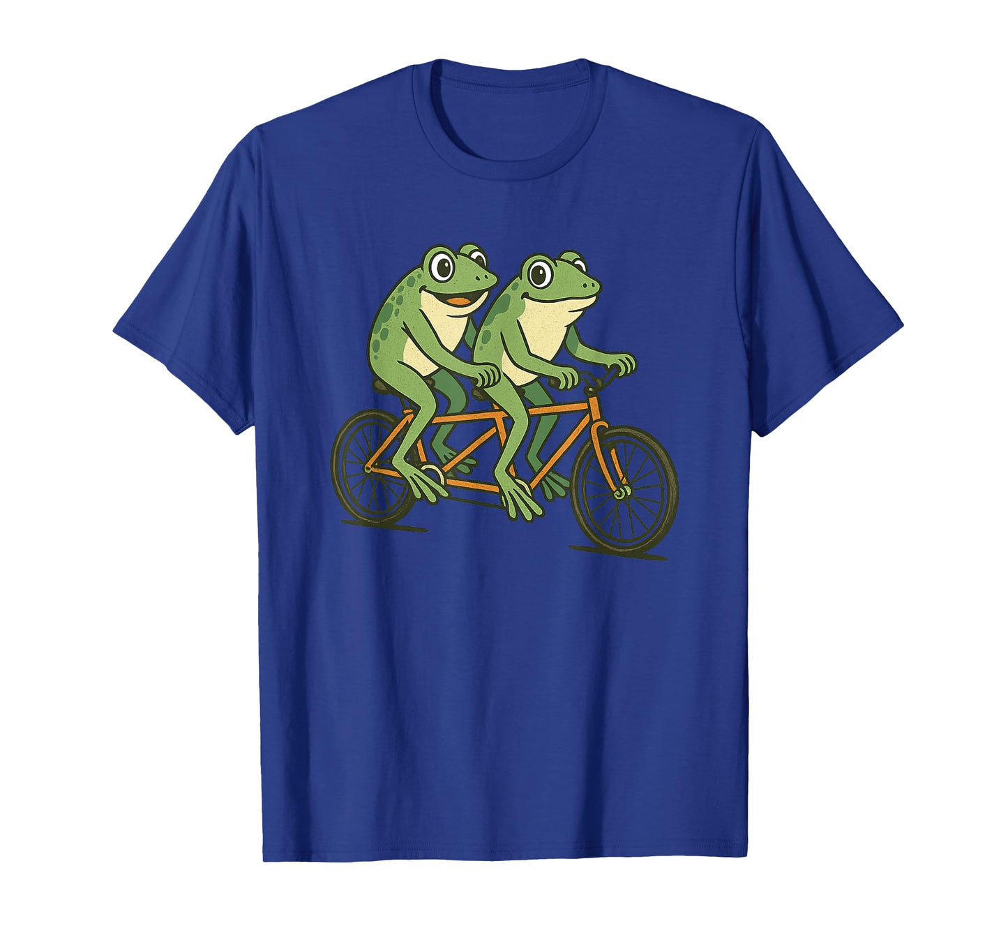 Pretty Frogs with Tandem Bike for Summer and Bicycle Lovers T-Shirt