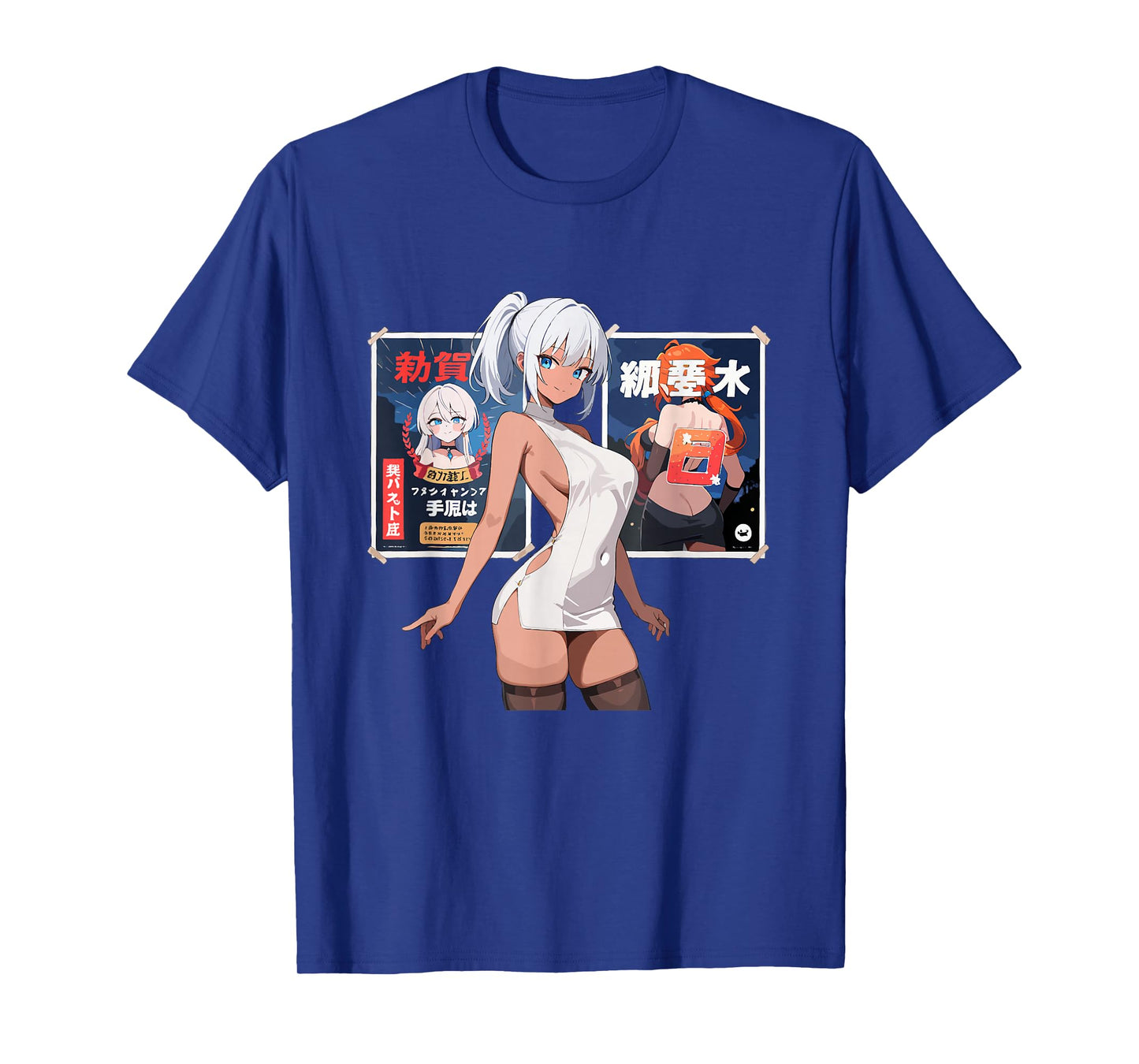 Sexy Waifu Anime Girl Dress Japanese Art Style T-Shirt