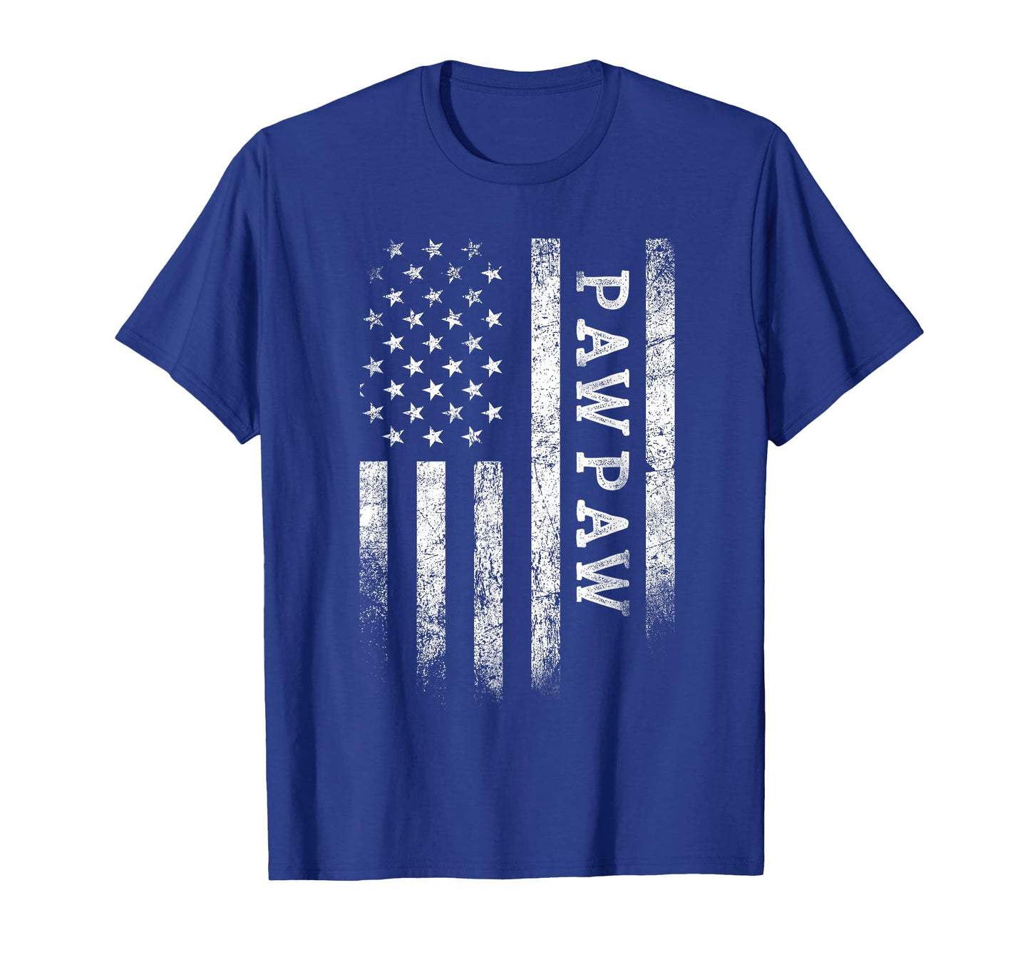 Pawpaw American Flag Pawpaw Gifts Patriotic Father's Day T-Shirt
