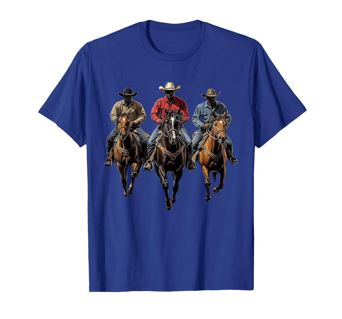 Black African American Cowboy Western Country Texas Rodeo T-Shirt