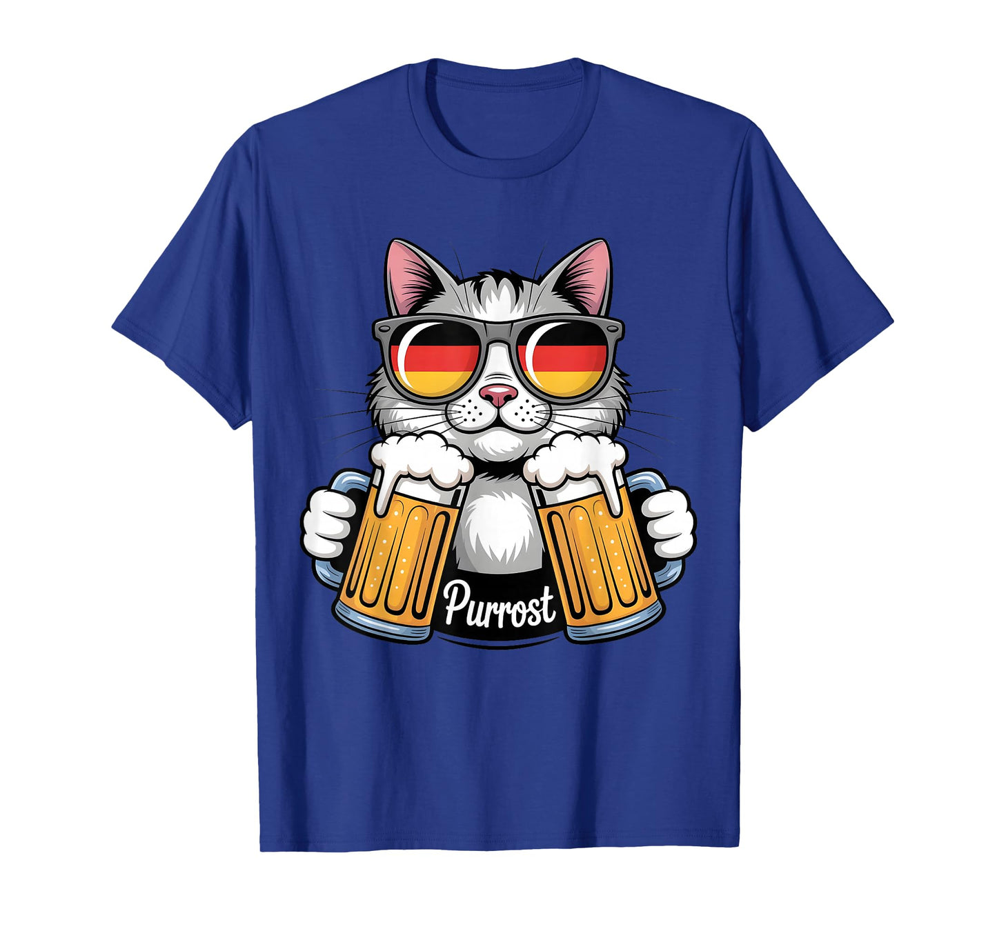 Purrost Cat Lovers German Beer Humor Oktoberfest Vibes T-Shirt