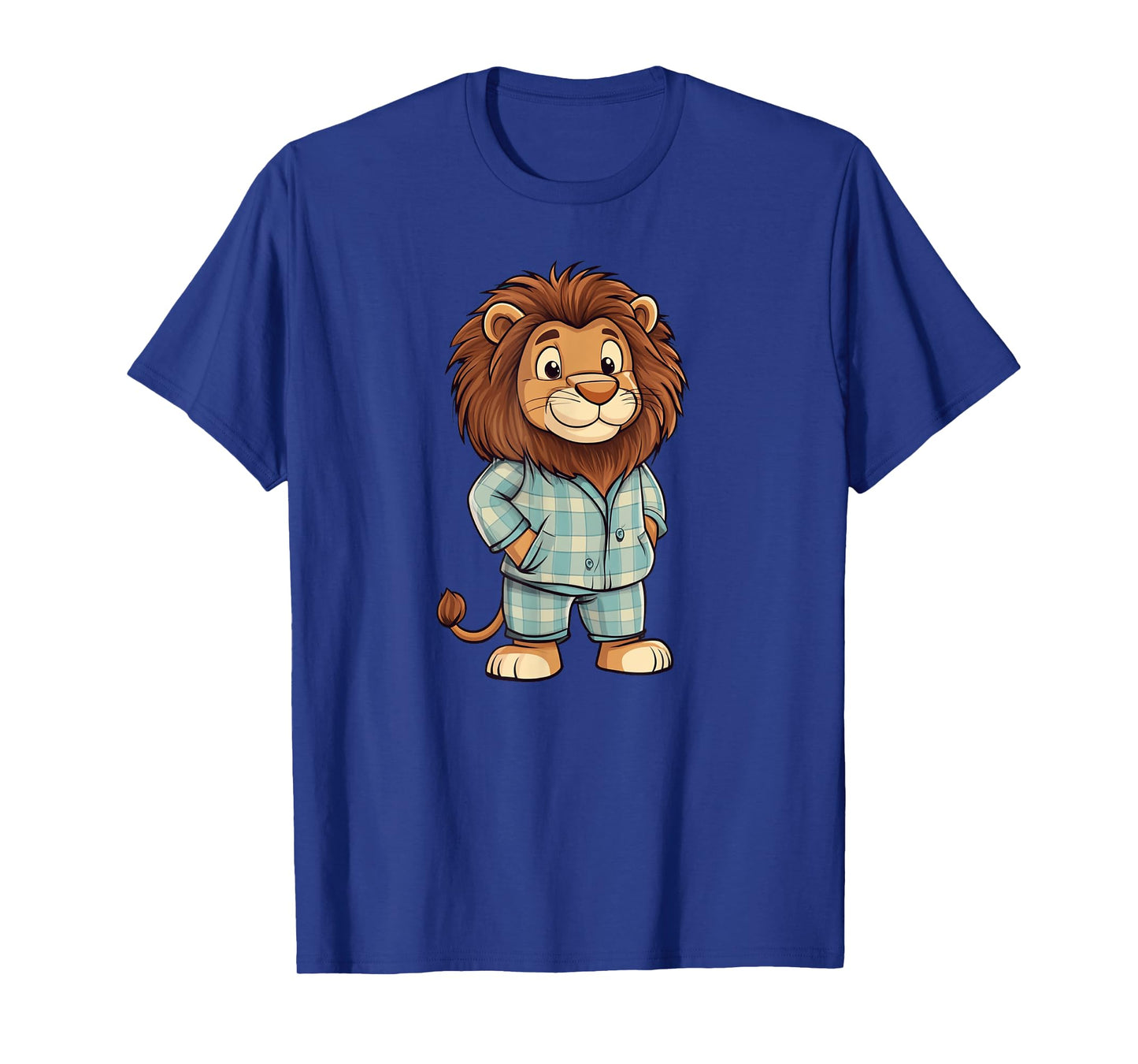 Roaring Giggles: Lion in Pajama Costume for Sleepy Lovers T-Shirt