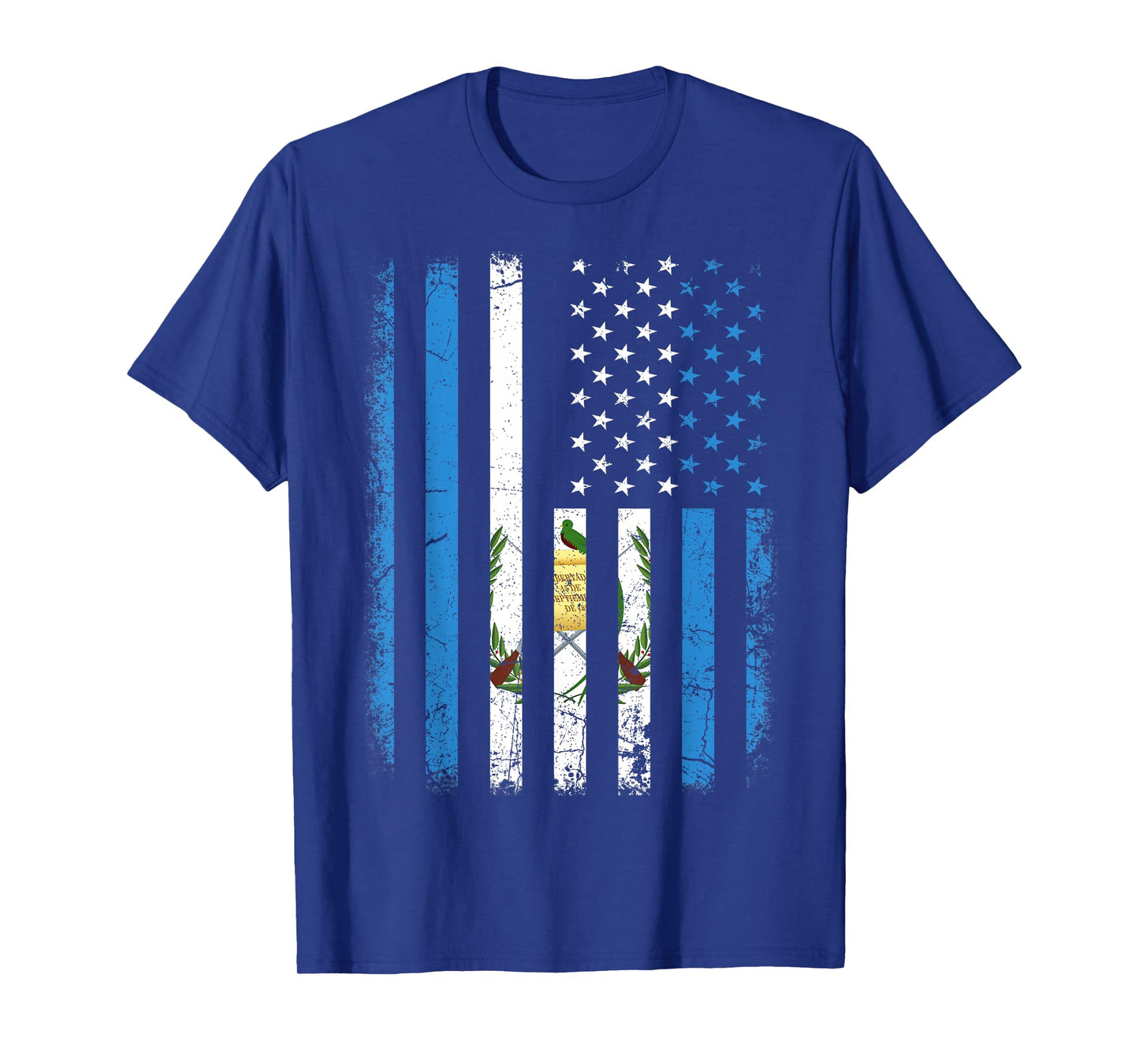 Guatemalan American Flag Guatemalan Roots Guatemala America T-Shirt