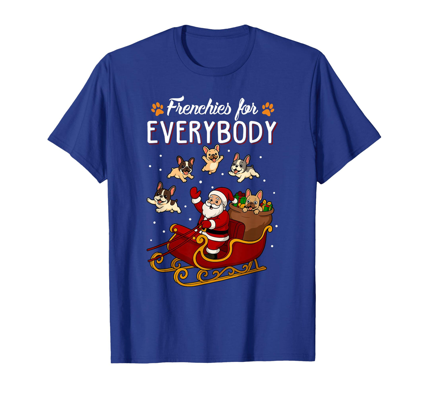 French Bulldog Dog Mom Men Women Kids Funny Christmas T-Shirt