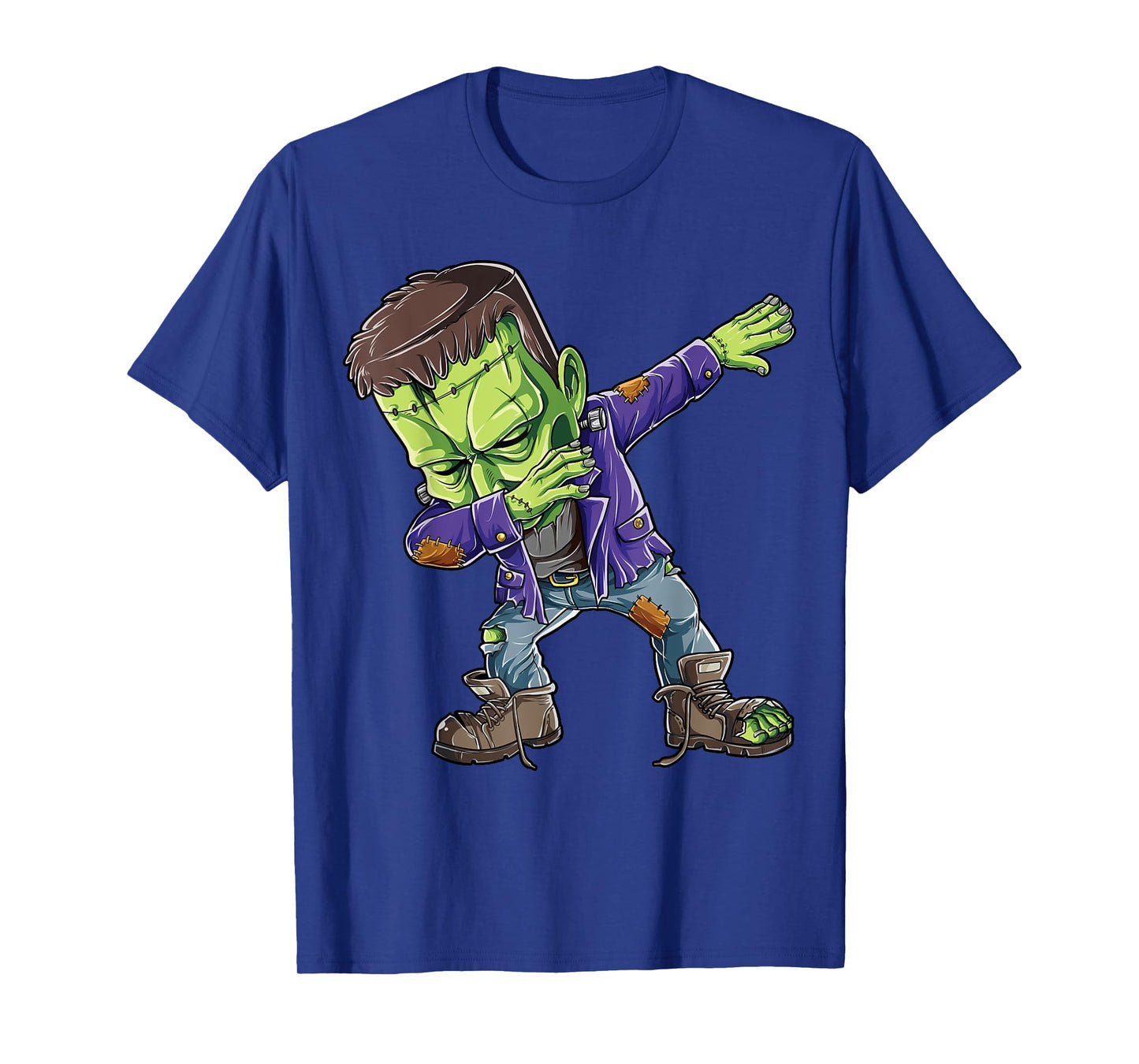 Halloween Boys Men Dabbing Frankenstein Monster Zombie Dab T-Shirt